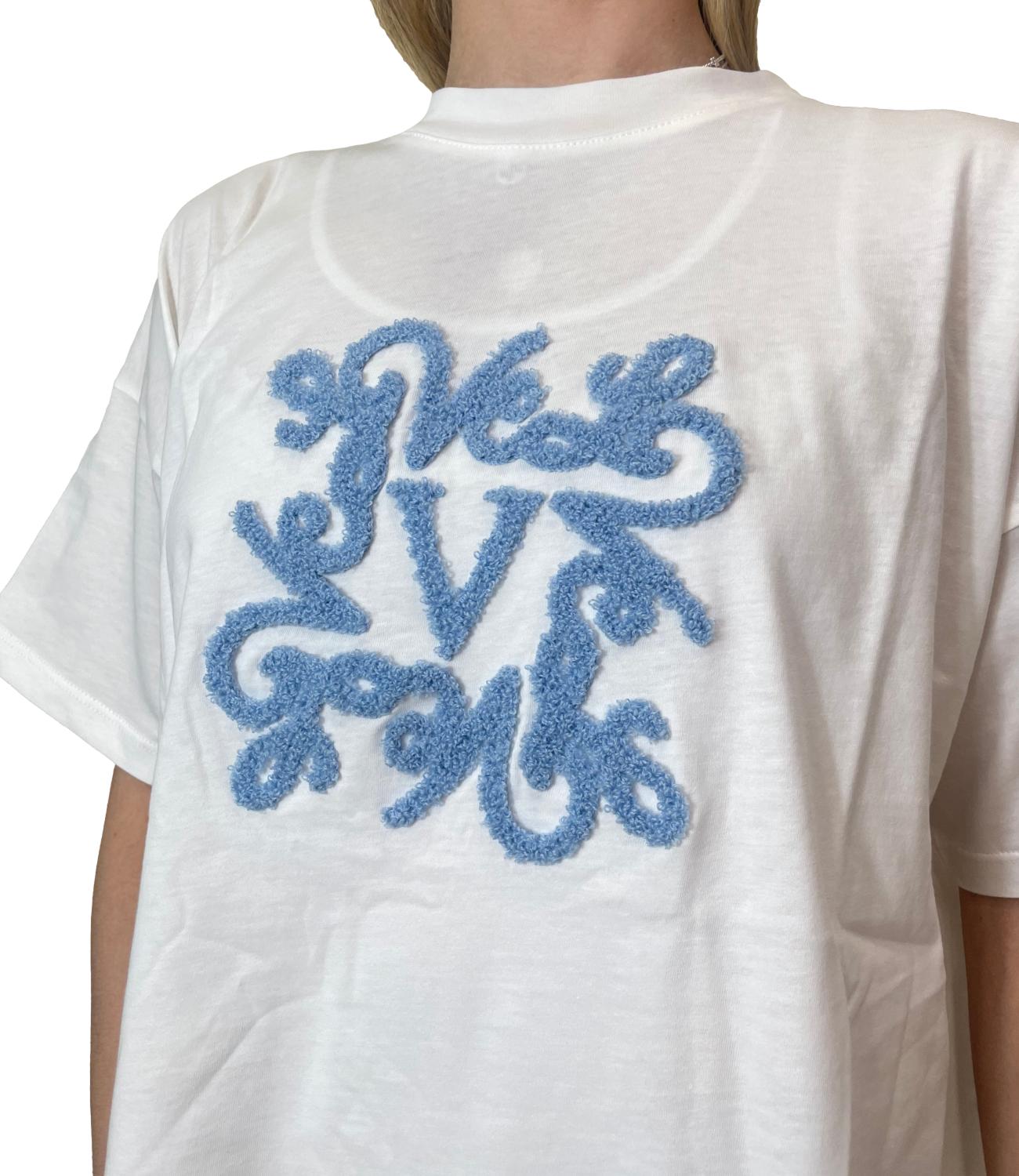Vicolo T-shirt Logo Blu Donna