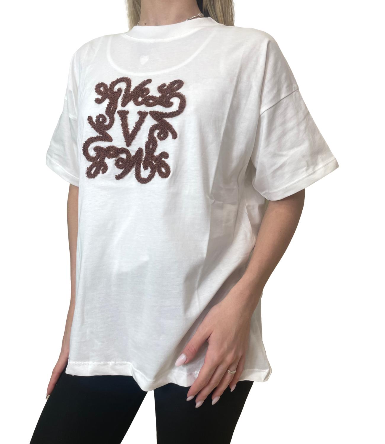 Vicolo T-shirt Logo Giallo Moro Donna