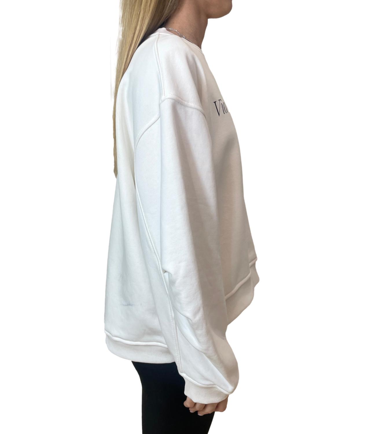 Vicolo Felpa Bianco da Donna