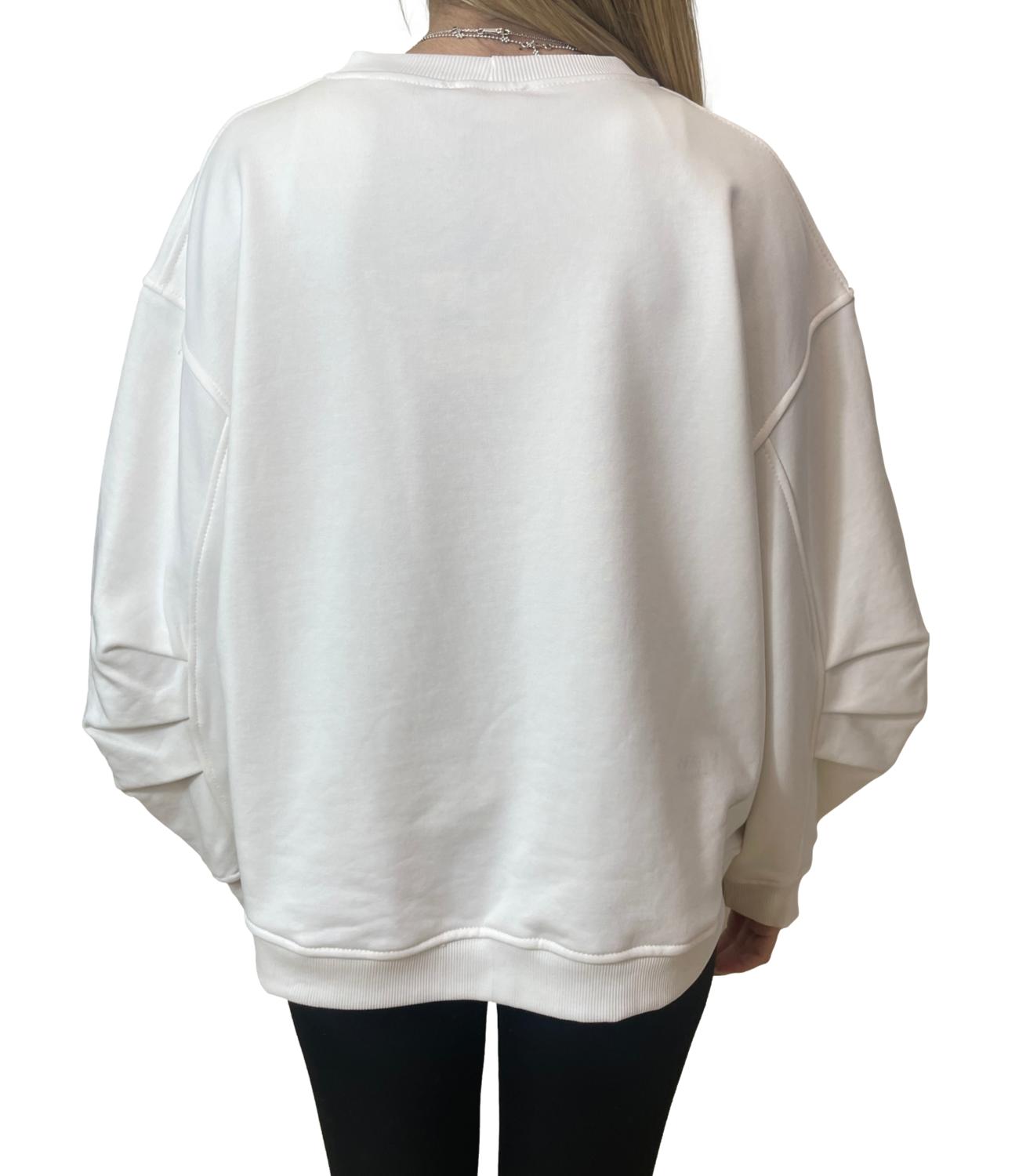 Vicolo Felpa Bianco da Donna