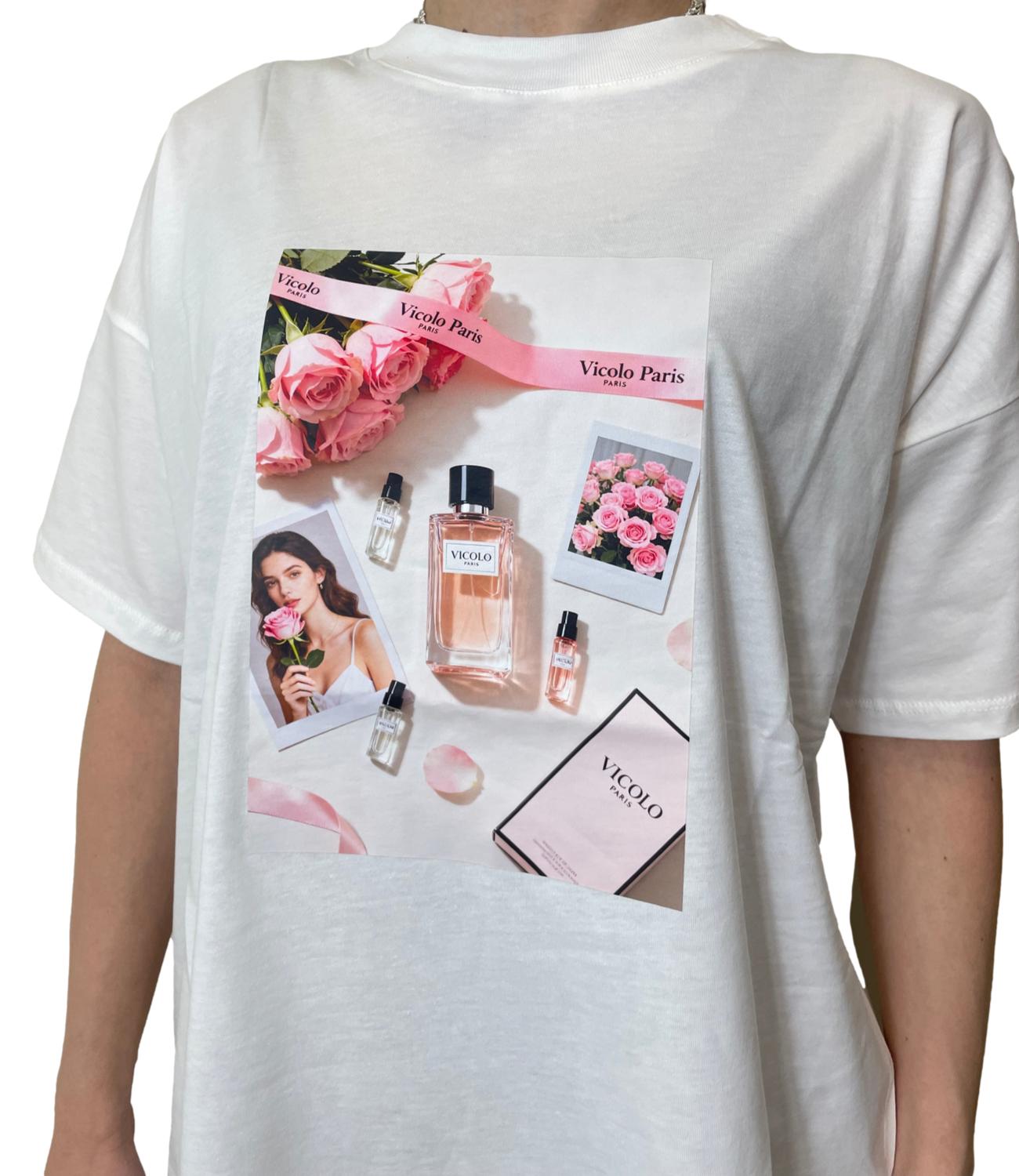 Vicolo T-shirt Bianco Donna