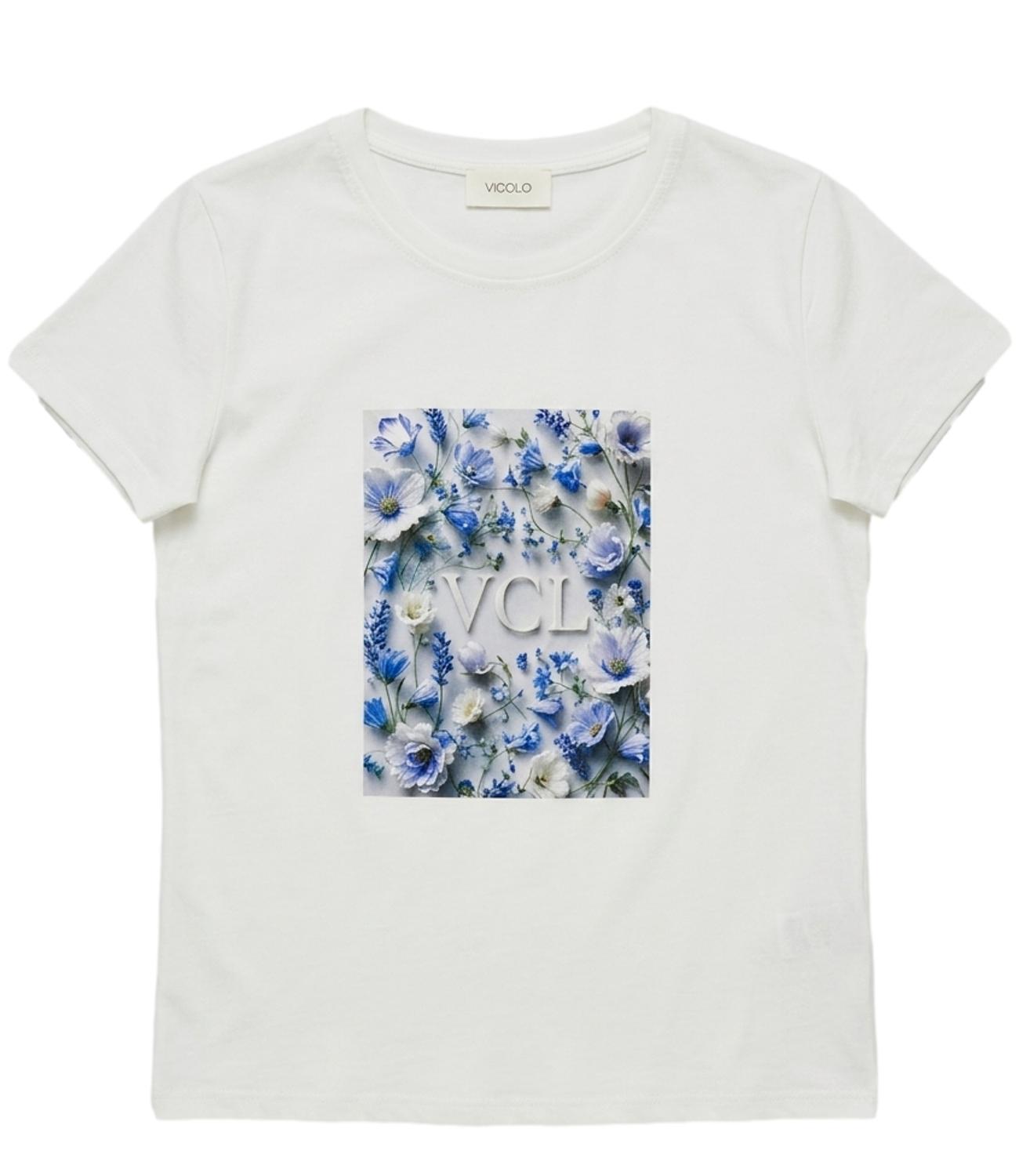 Vicolo T-Shirt Bianco da Donna