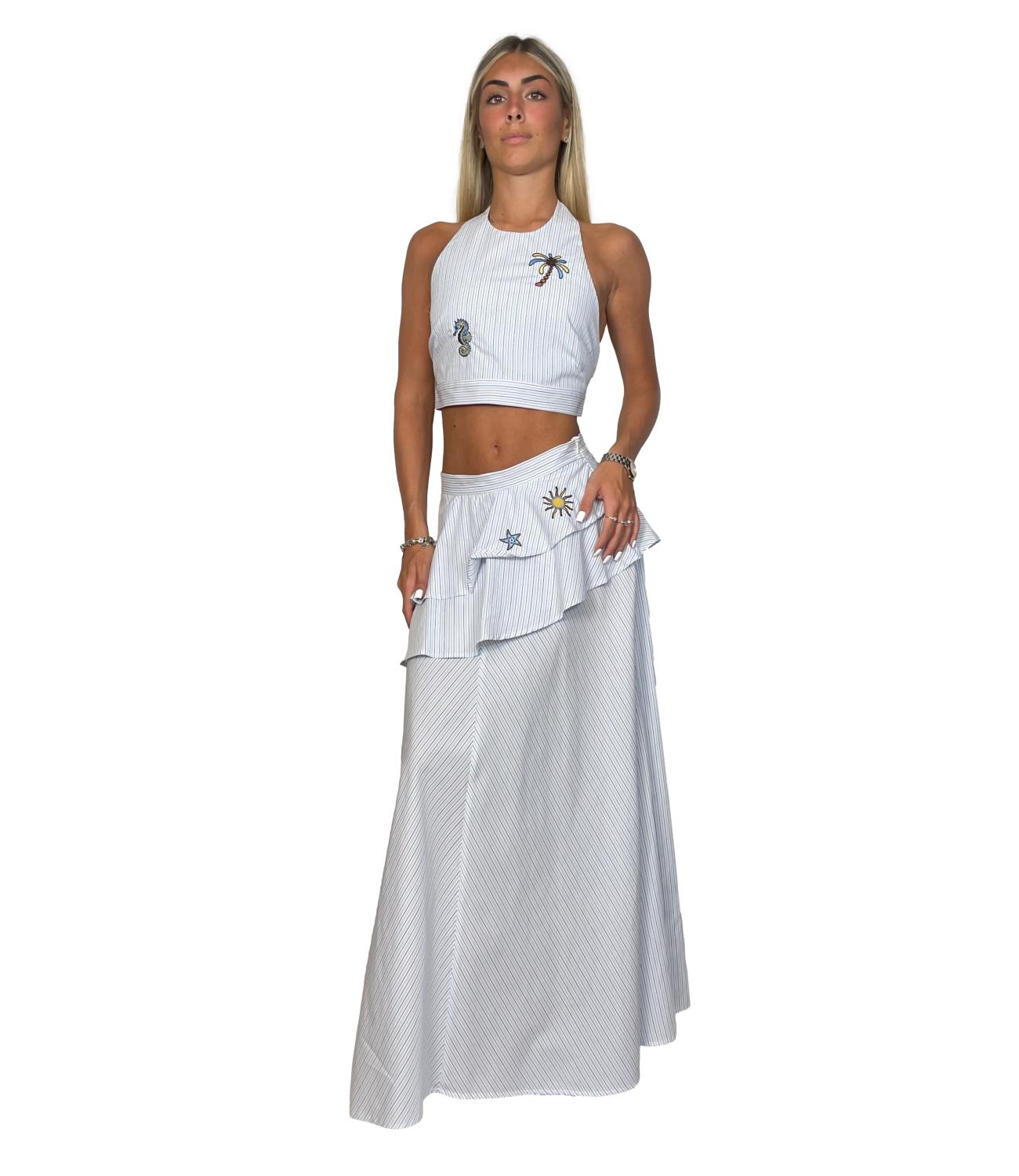 Vicolo Top Celeste da Donna