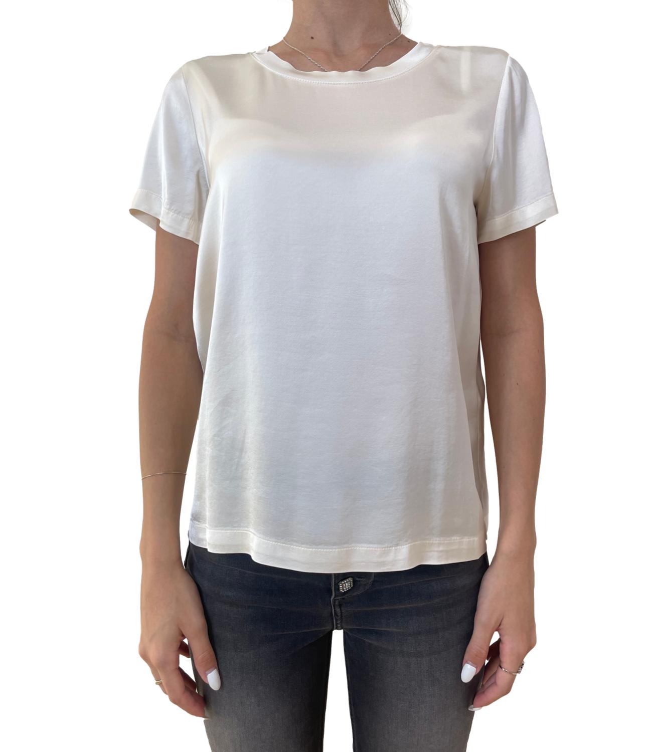 Vicolo T-shirt Satin Burro Donna