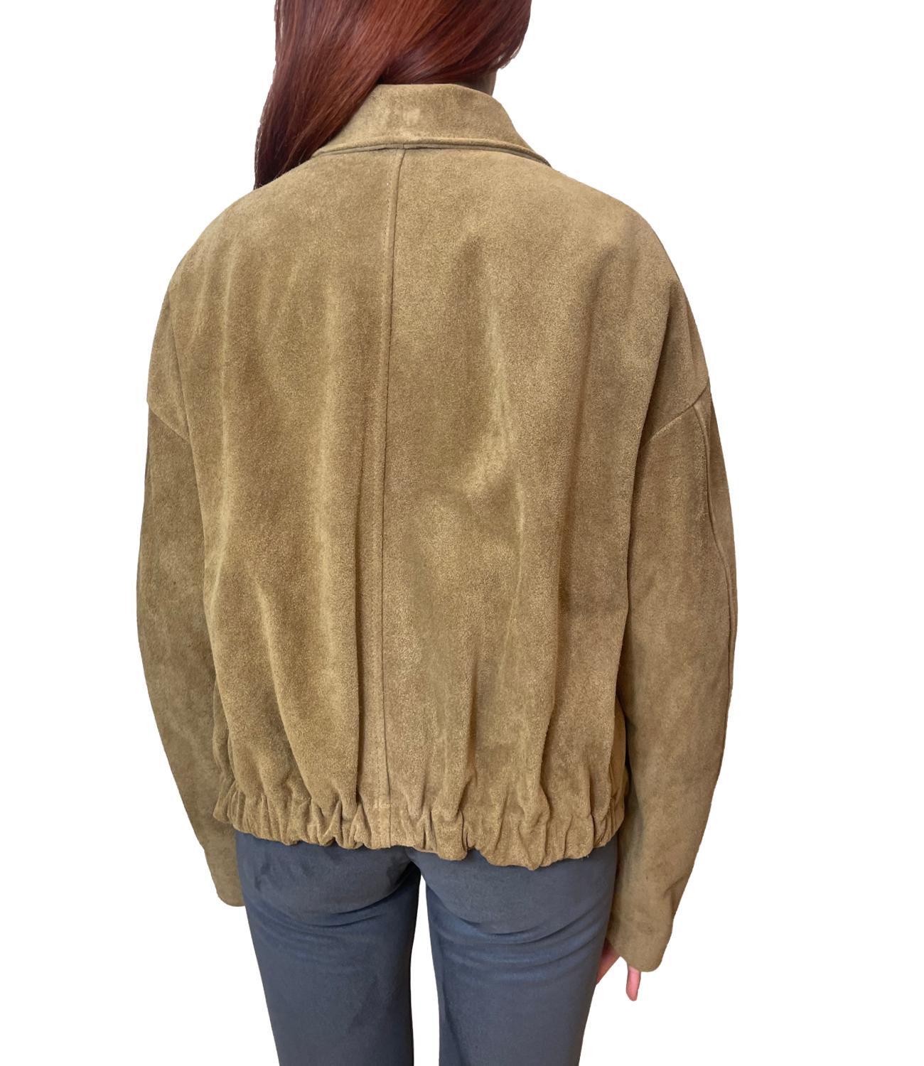 Vicolo Giacca Bomber Marrone Donna
