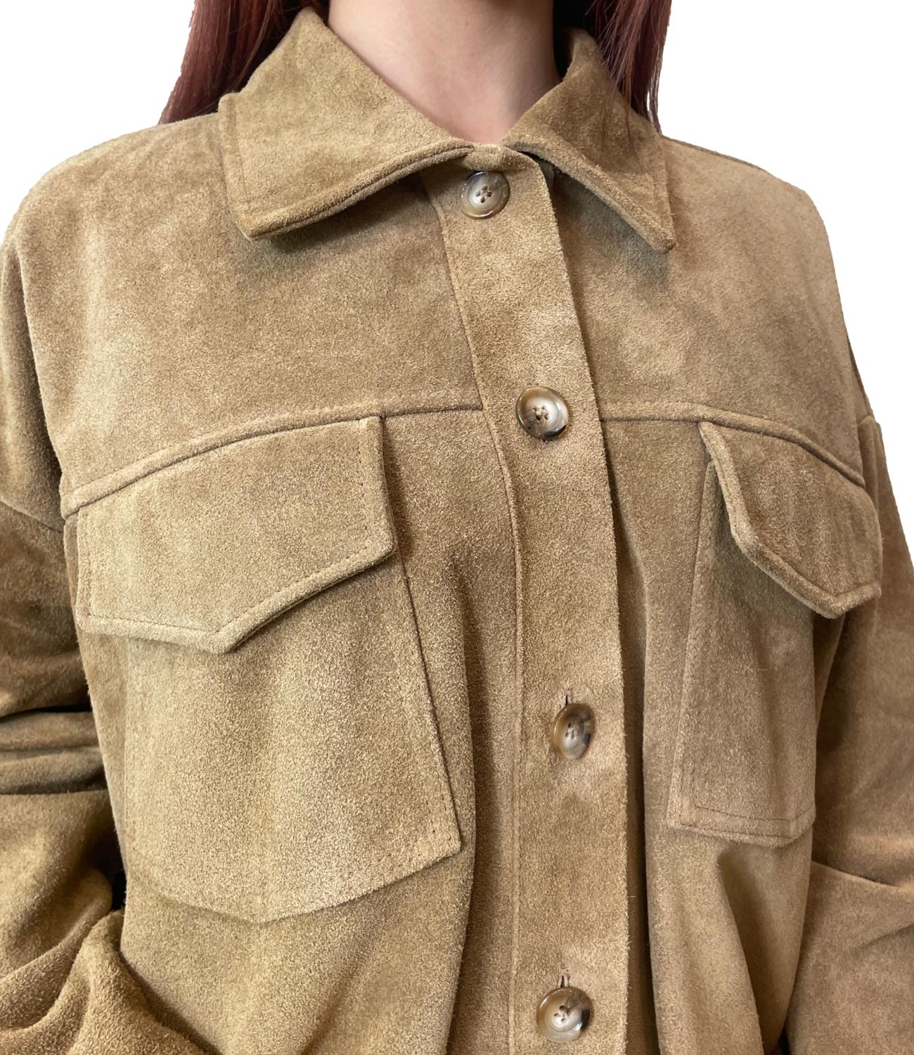 Vicolo Giacca Bomber Marrone Donna