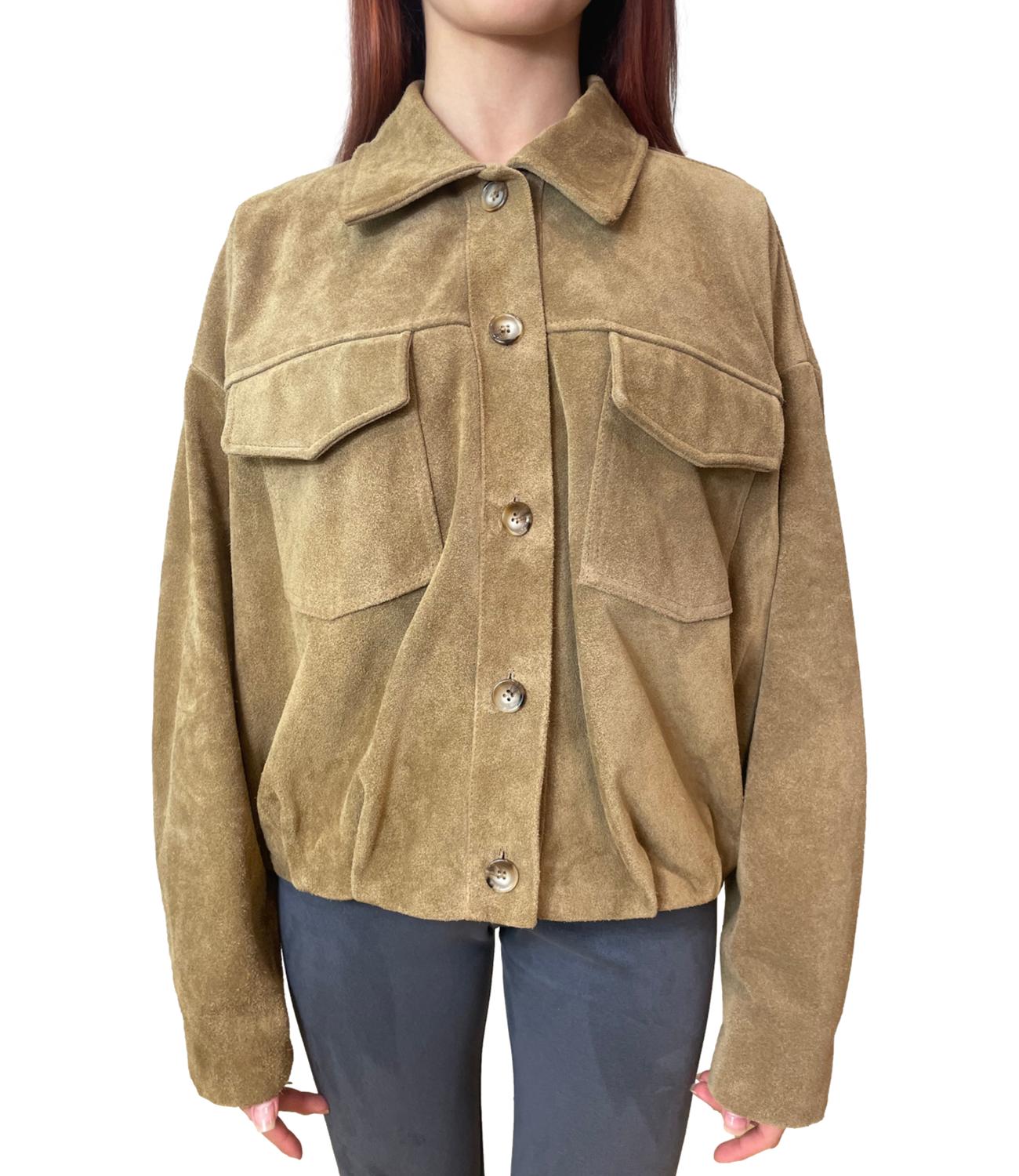 Vicolo Giacca Bomber Marrone Donna