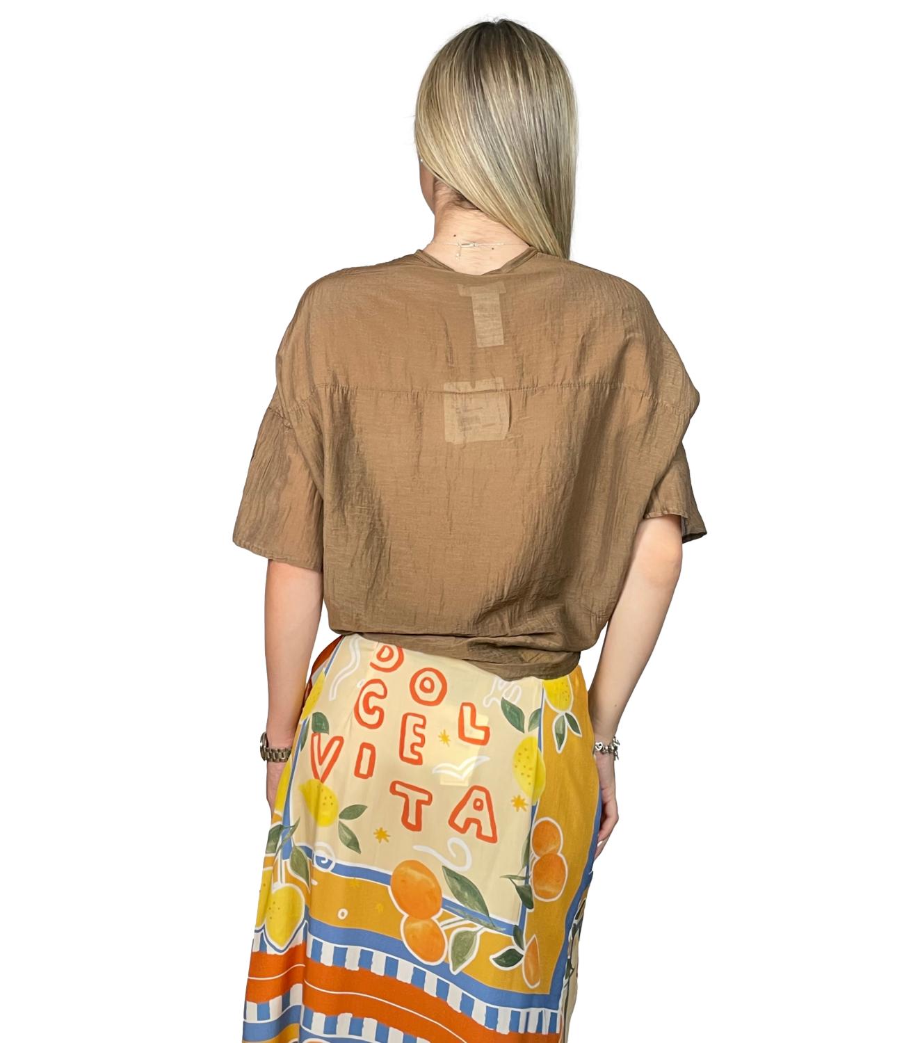 Vicolo Top Marrone da Donna