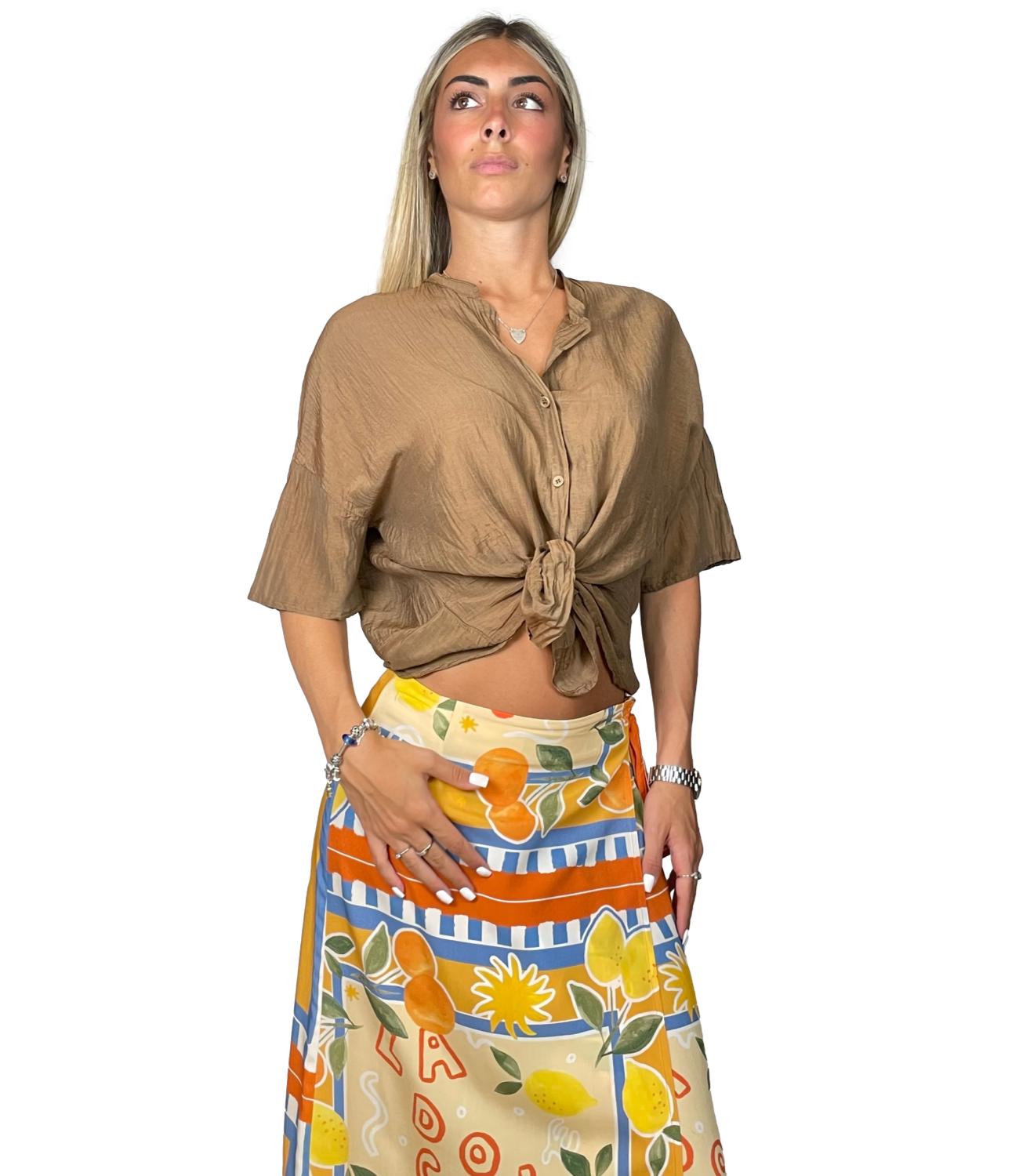 Vicolo Top Marrone da Donna