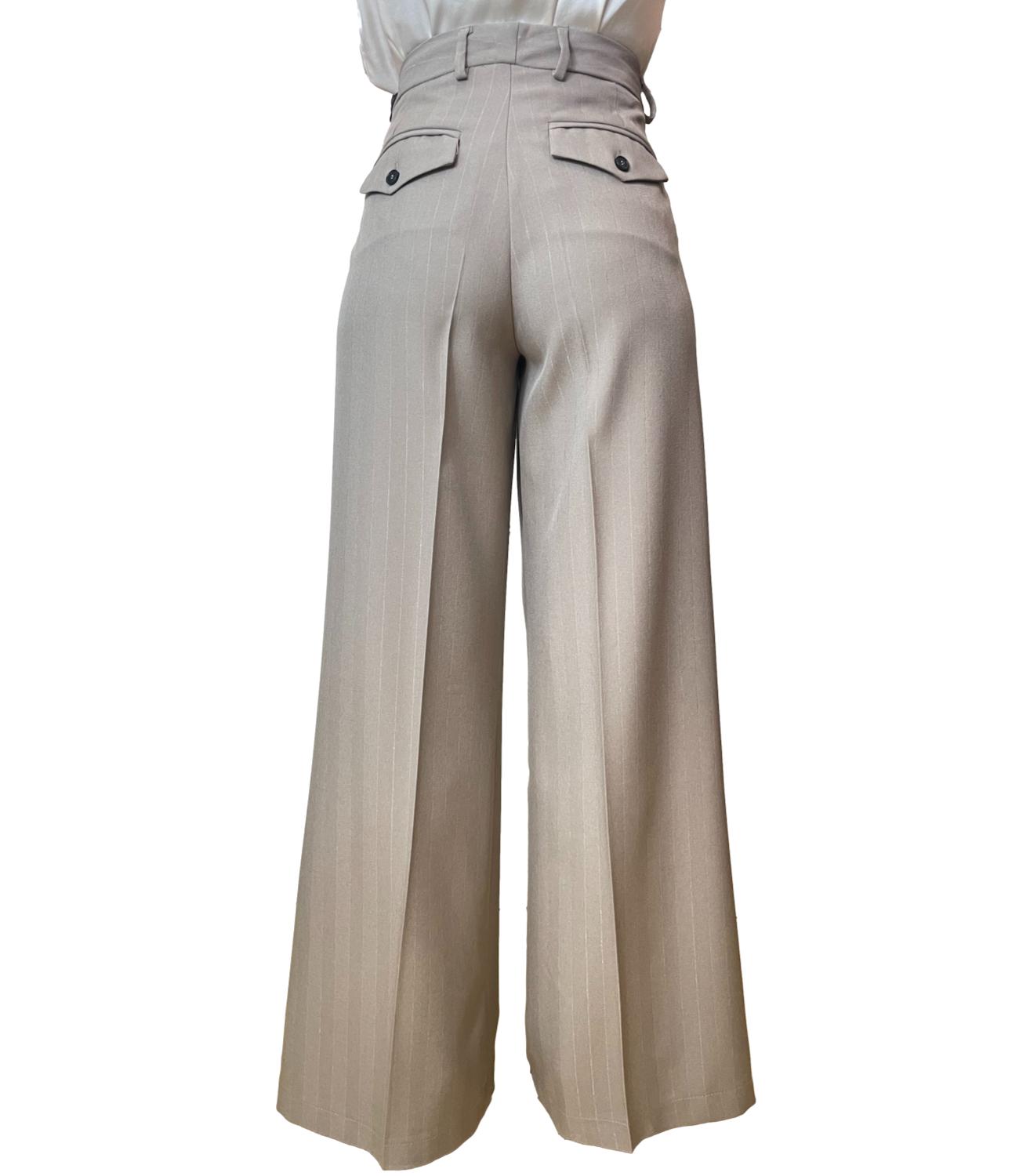 Vicolo Pantalone Tortora da Donna
