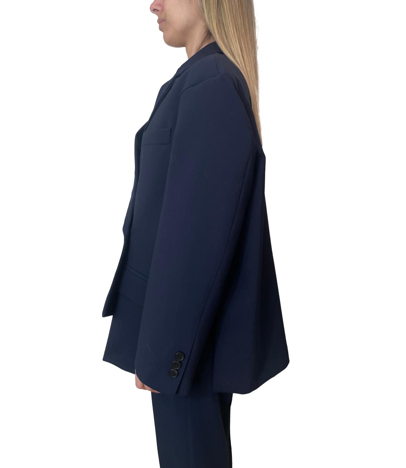 Vicolo Giacca Asimmetrica Navy Donna