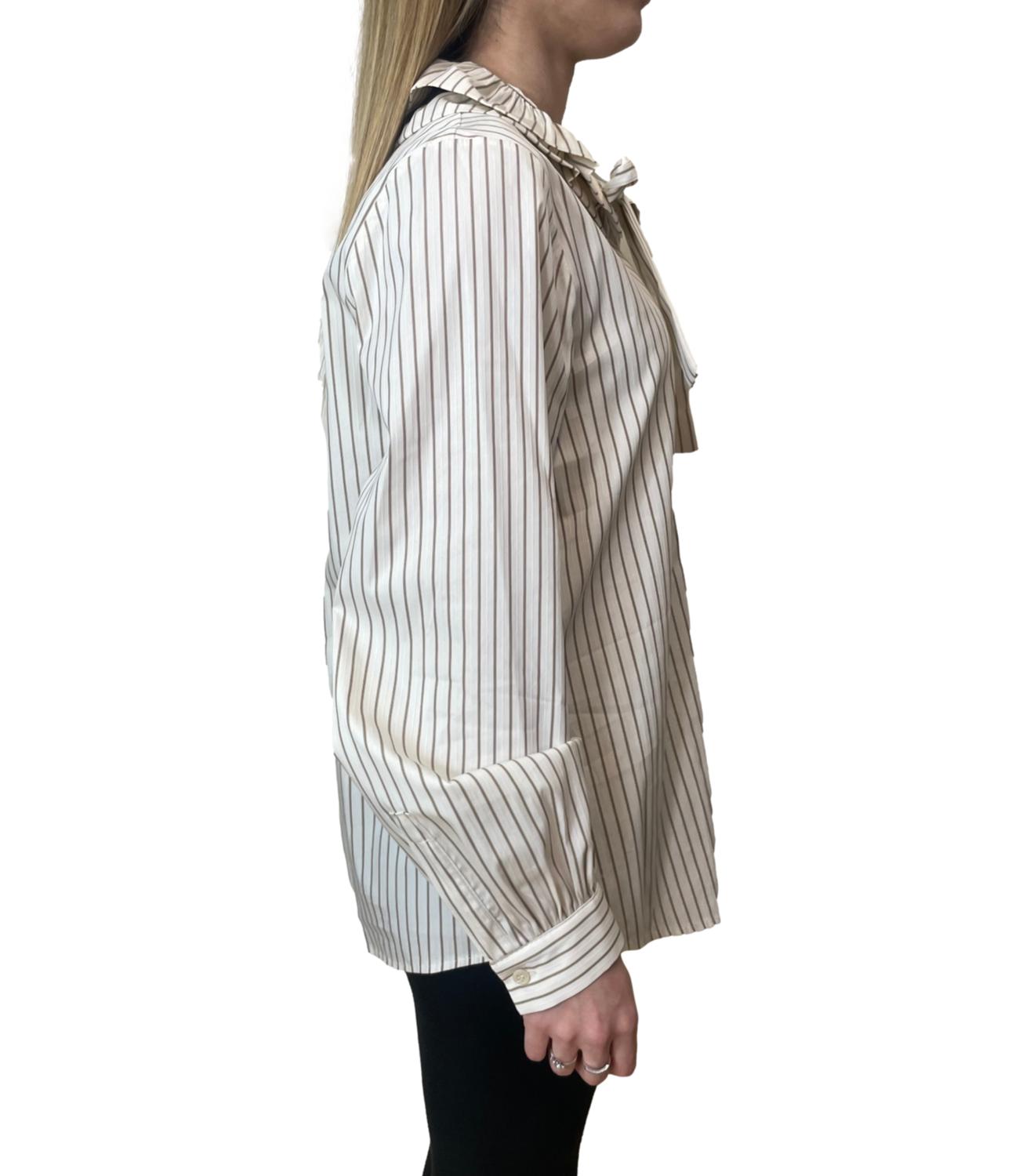 Vicolo Camicia Vaniglia/Tabacco Donna