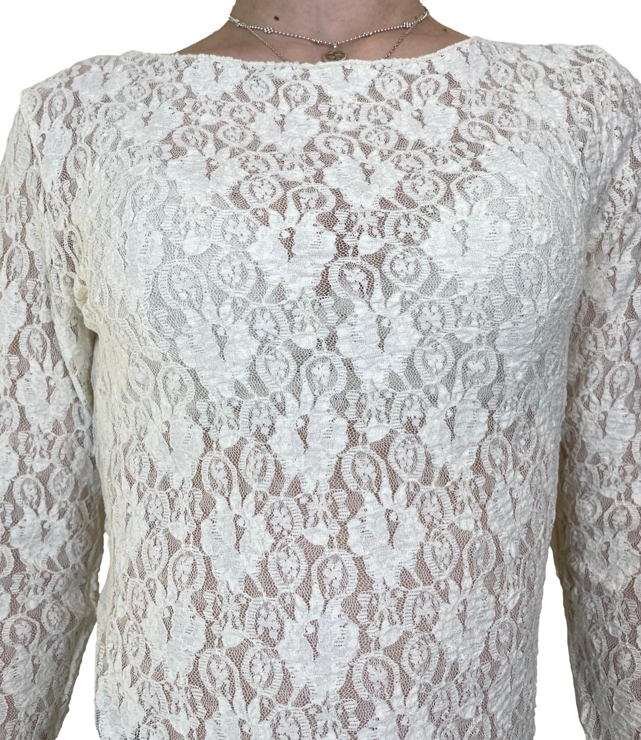 Vicolo Maglia Pizzo Burro Donna