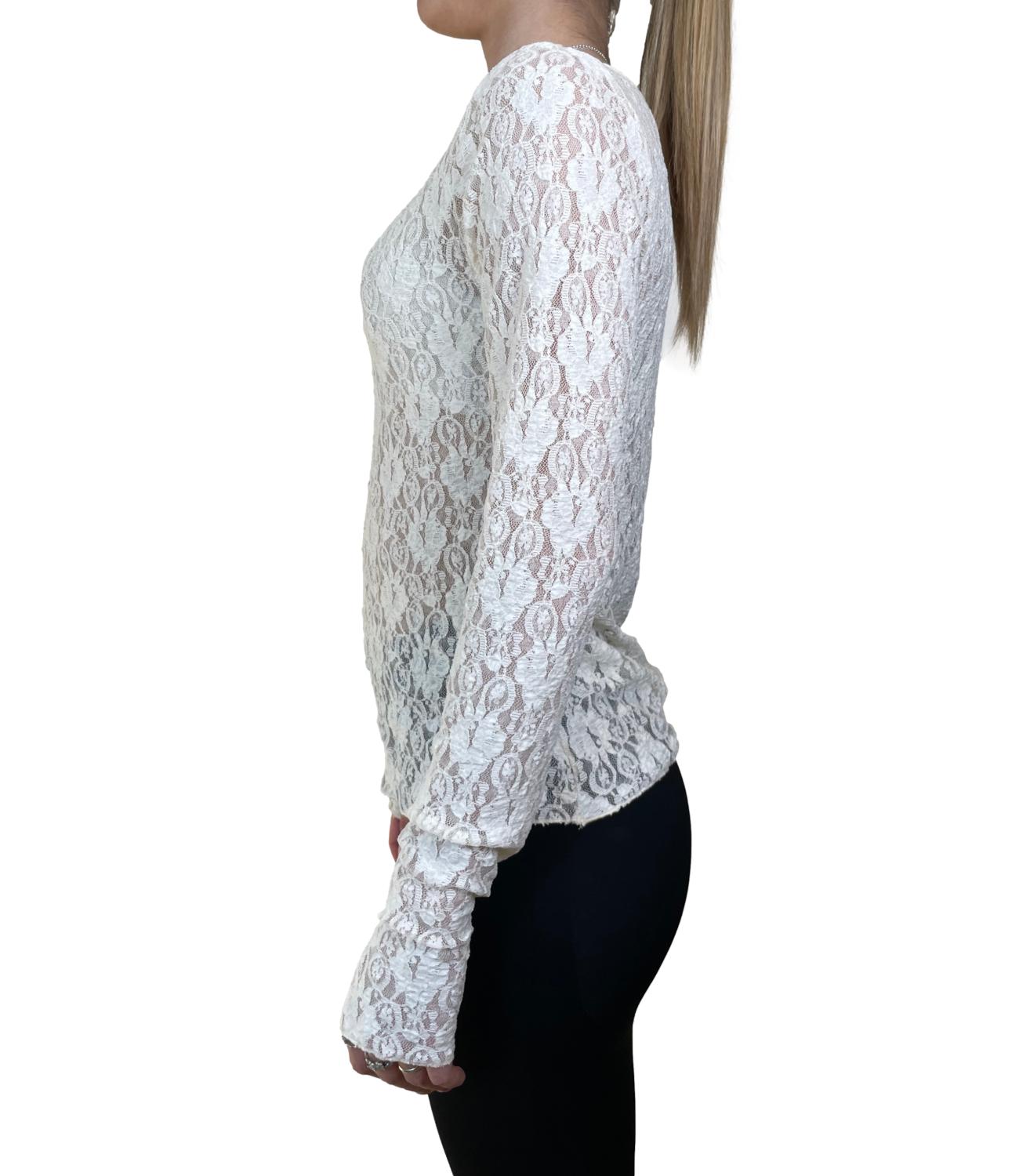Vicolo Maglia Pizzo Burro Donna