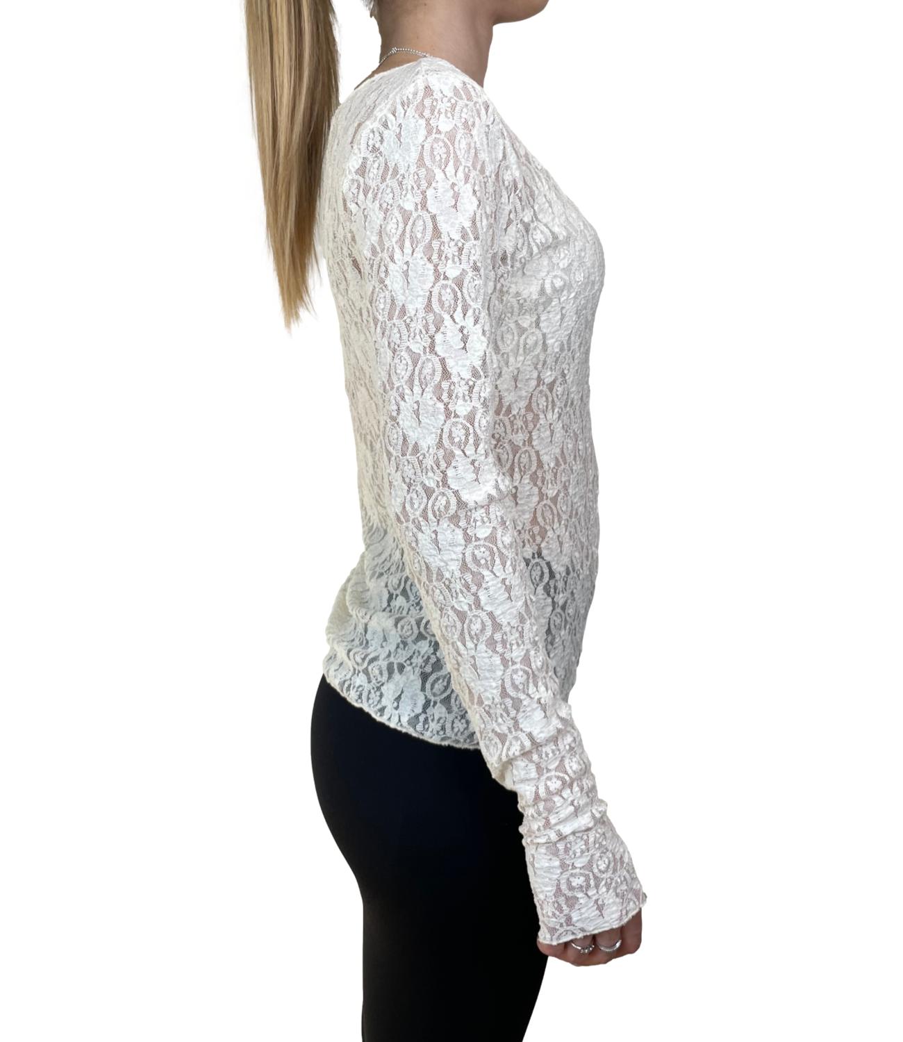 Vicolo Maglia Pizzo Burro Donna