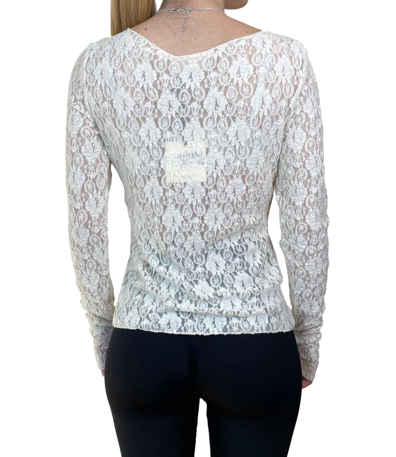 Vicolo Maglia Pizzo Burro Donna
