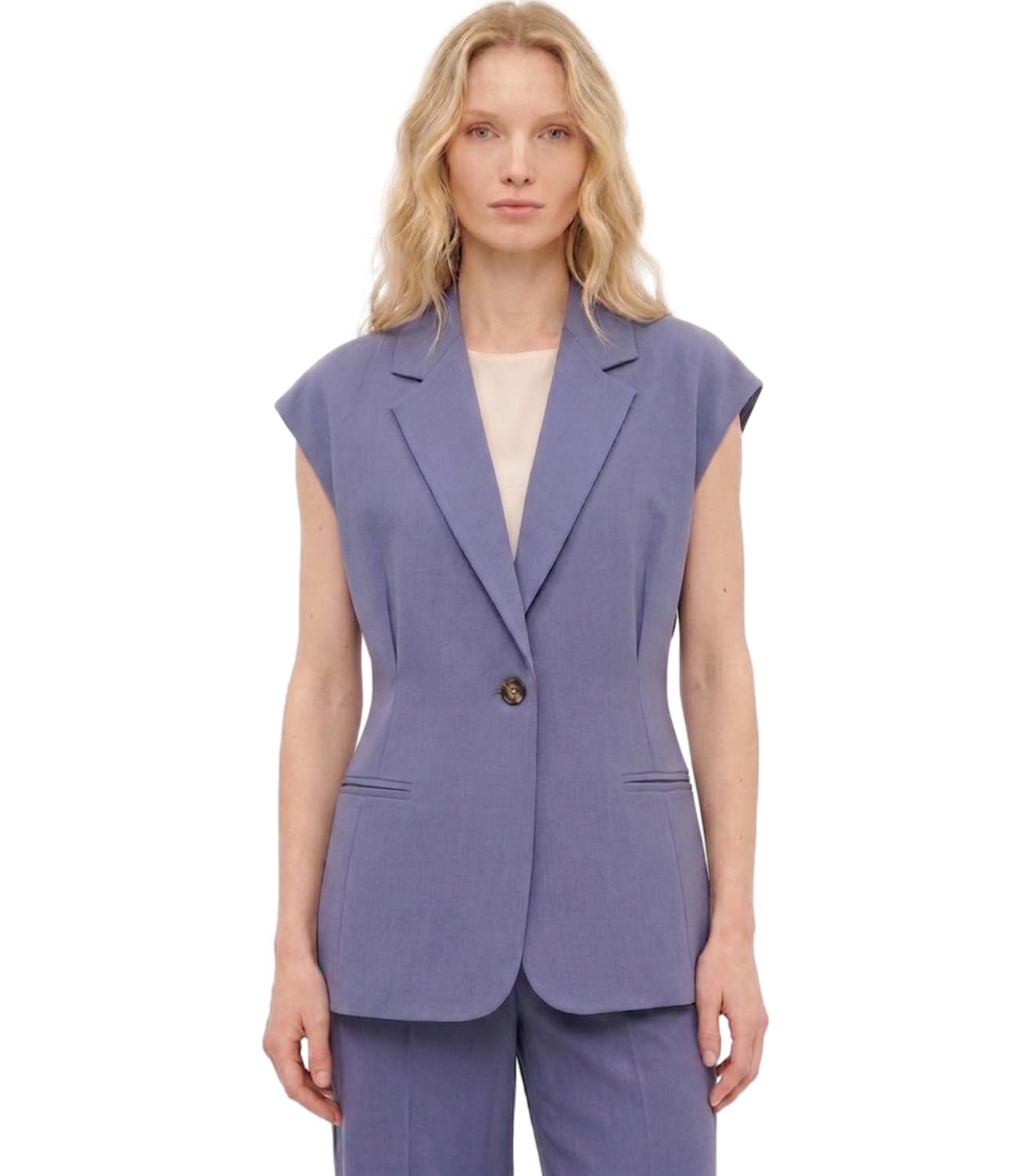 Vicolo Giacca Gilet Viola Donna