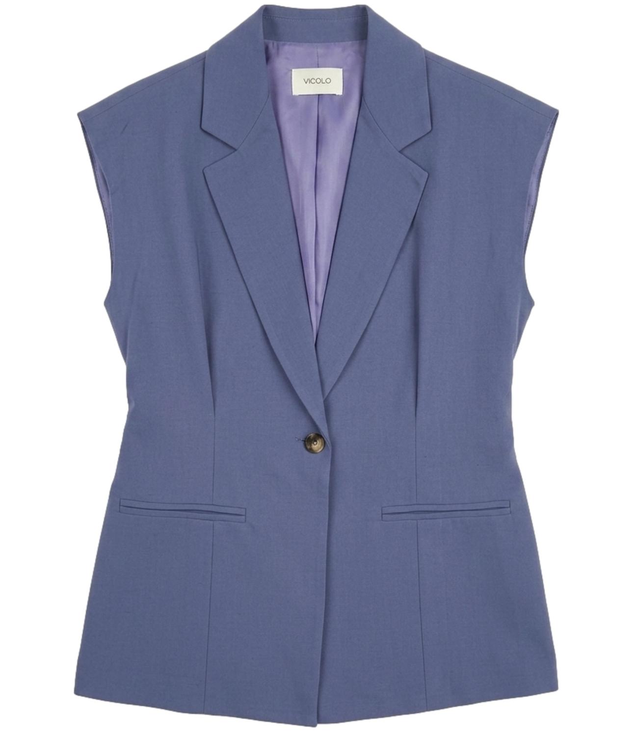 Vicolo Giacca Gilet Viola Donna