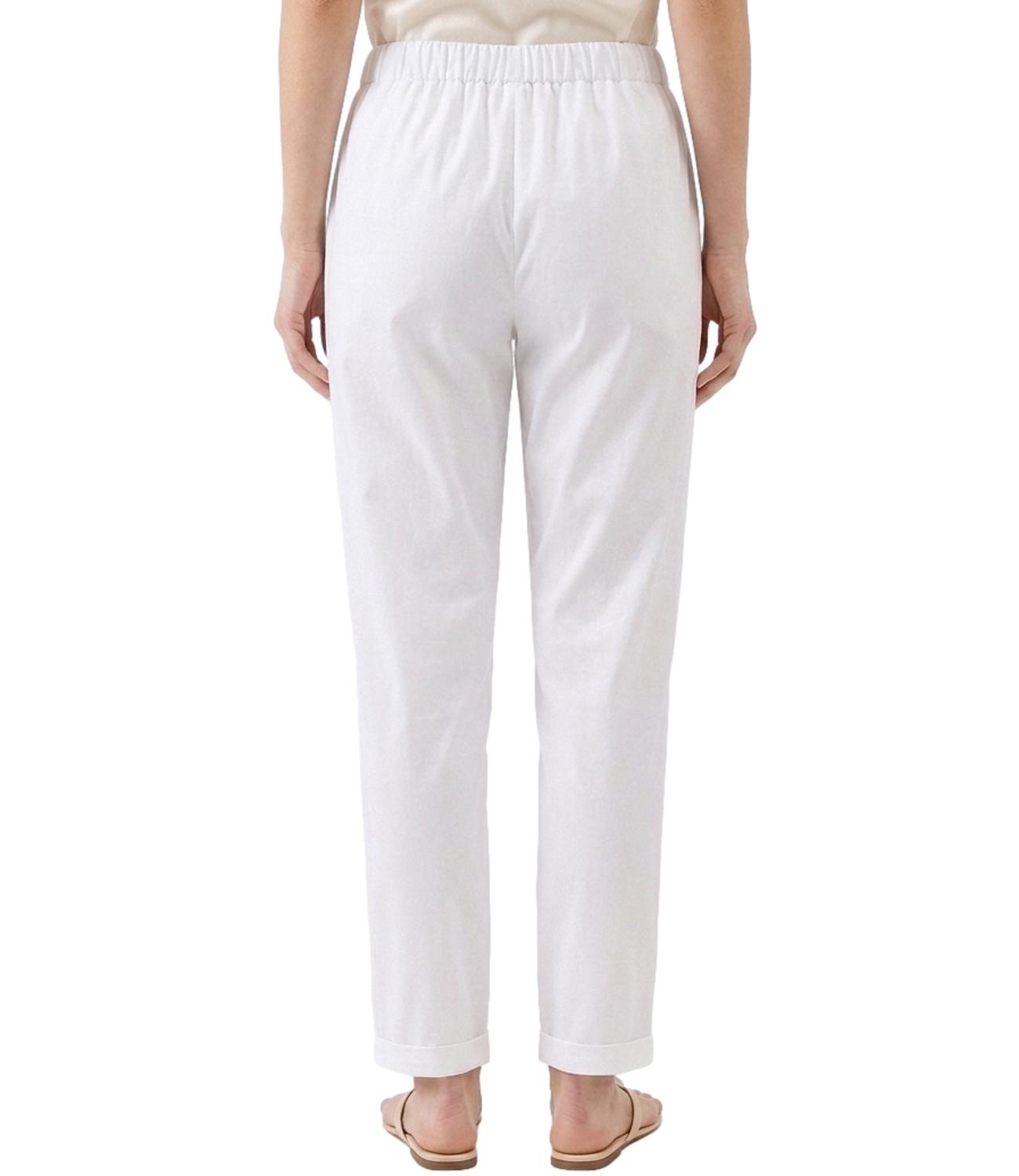 Vicolo Pantalone Bianco da Donna