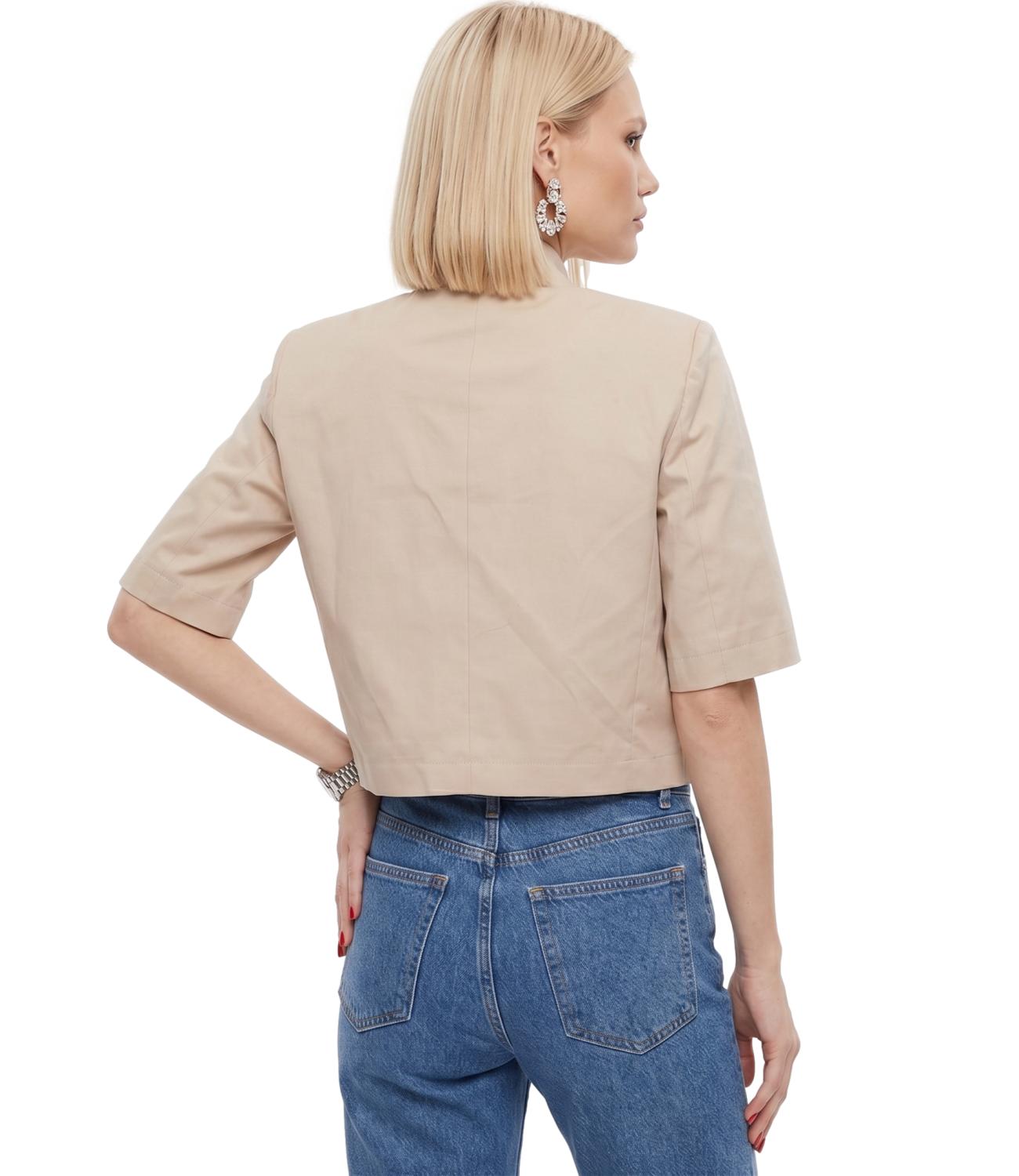 Vicolo Giacca Beige Donna