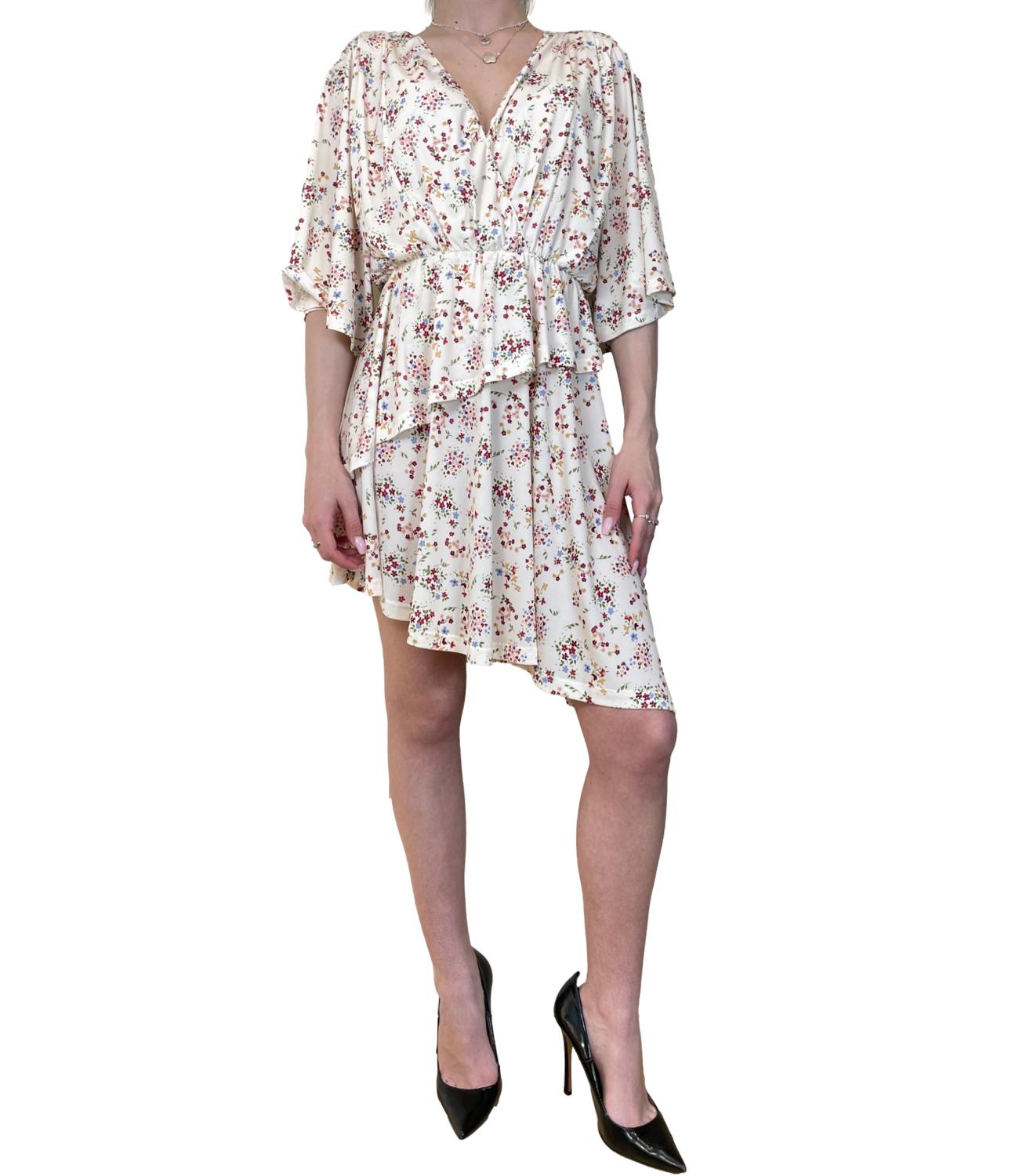 VICOLO abito floreale burro donna