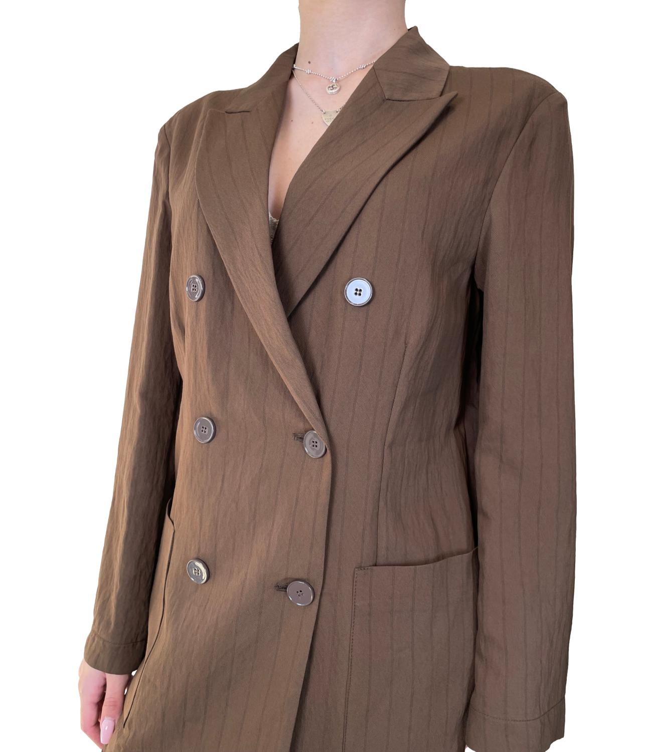 VICOLO giacca doppiopetto moro donna