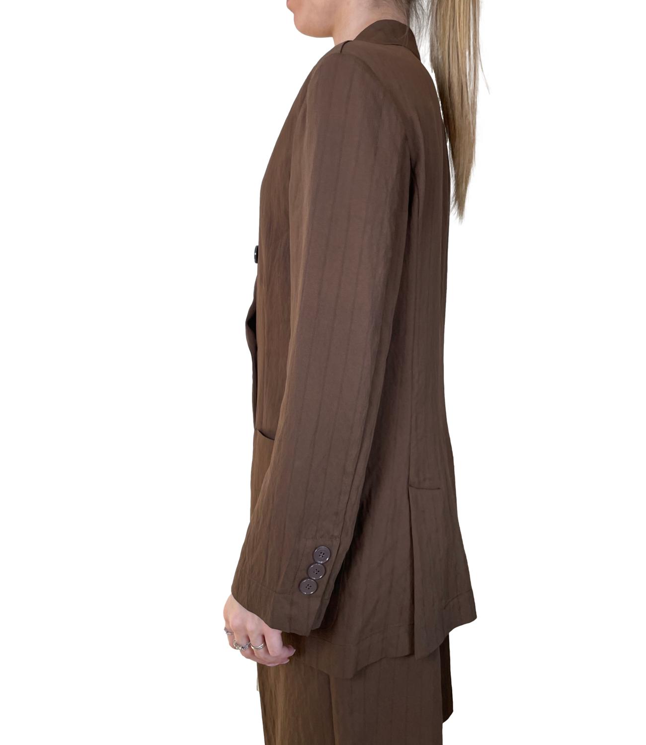 VICOLO giacca doppiopetto moro donna
