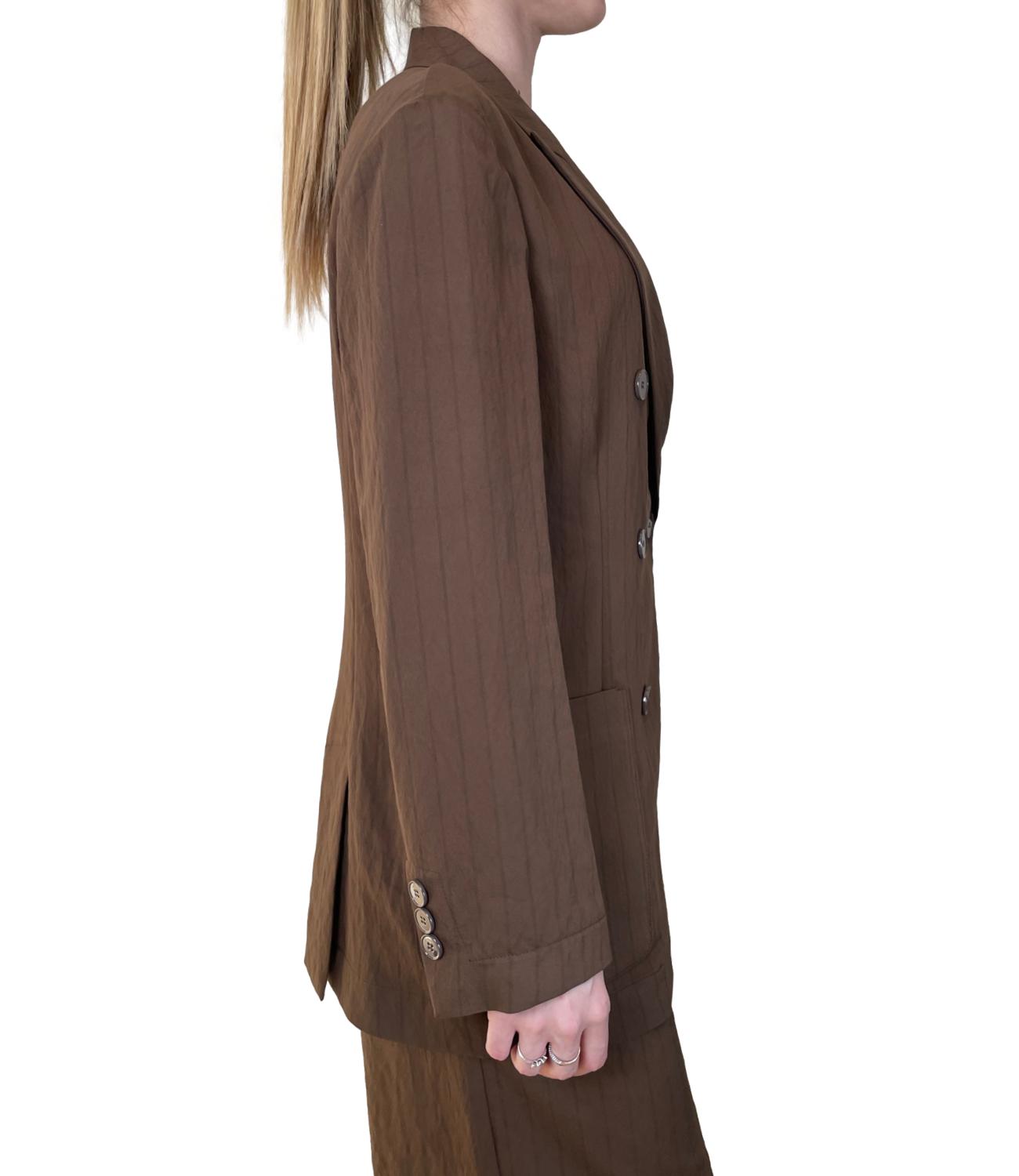 VICOLO giacca doppiopetto moro donna