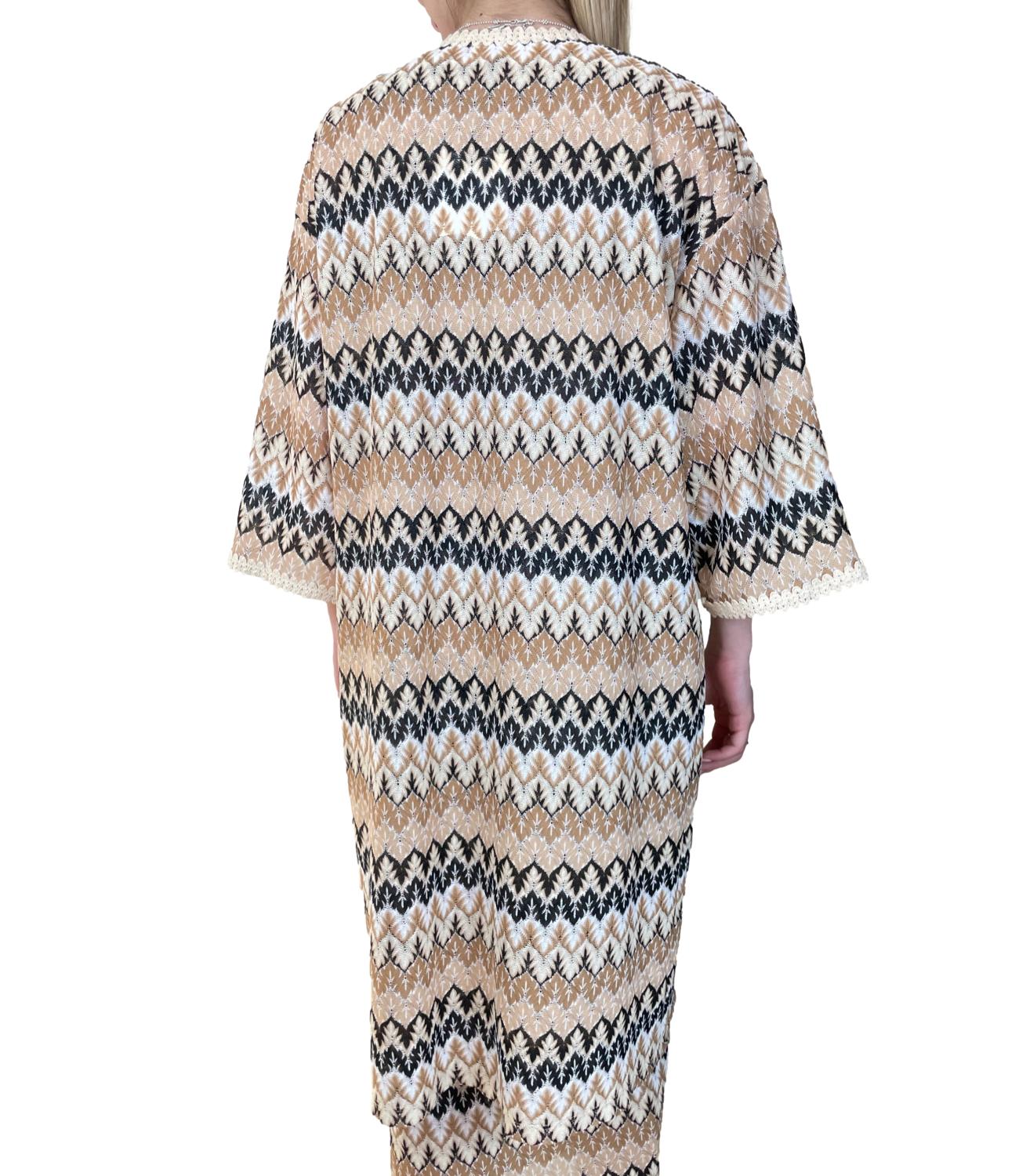VICOLO cardigan fantasia beige donna