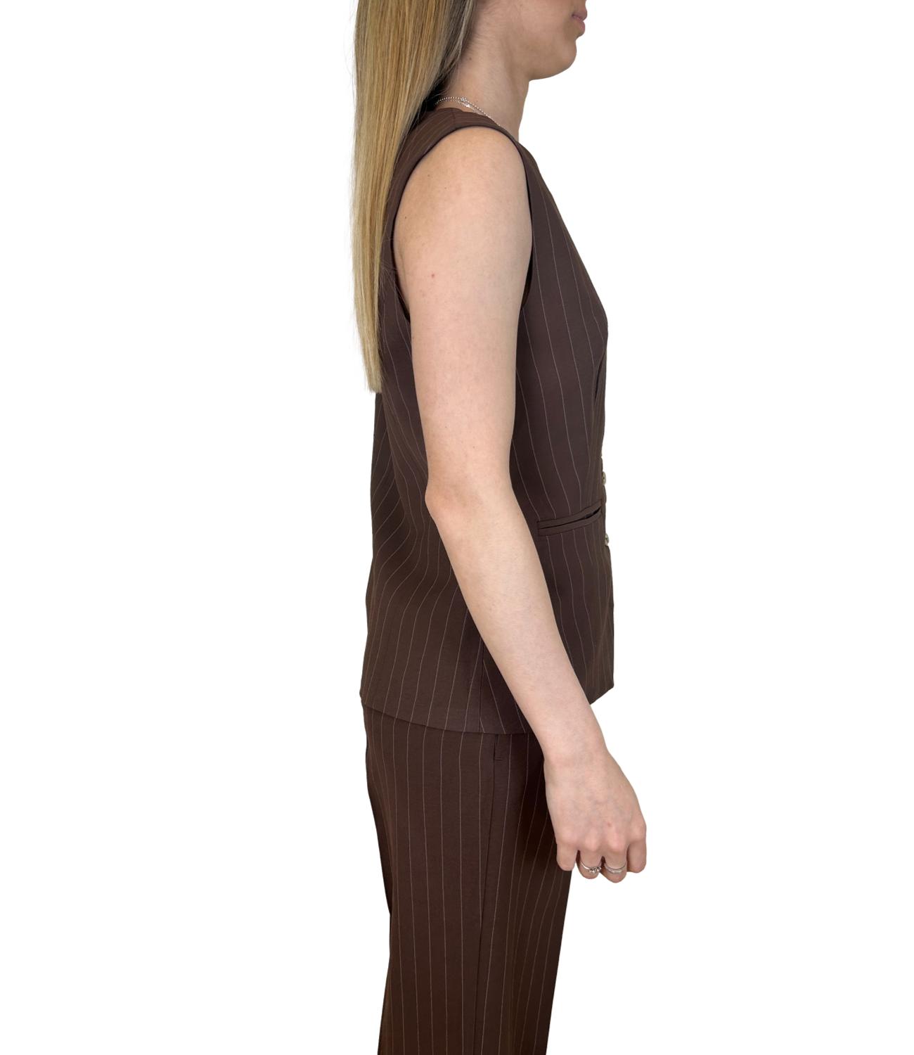 Vicolo Giacca Gilet Moro Gessato Donna