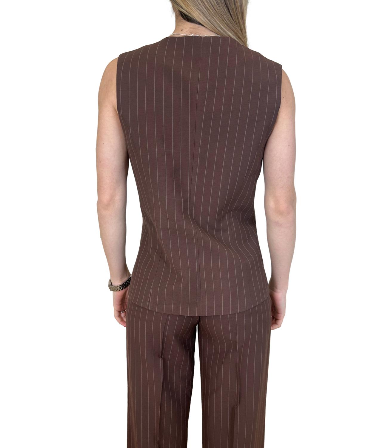 Vicolo Giacca Gilet Moro Gessato Donna