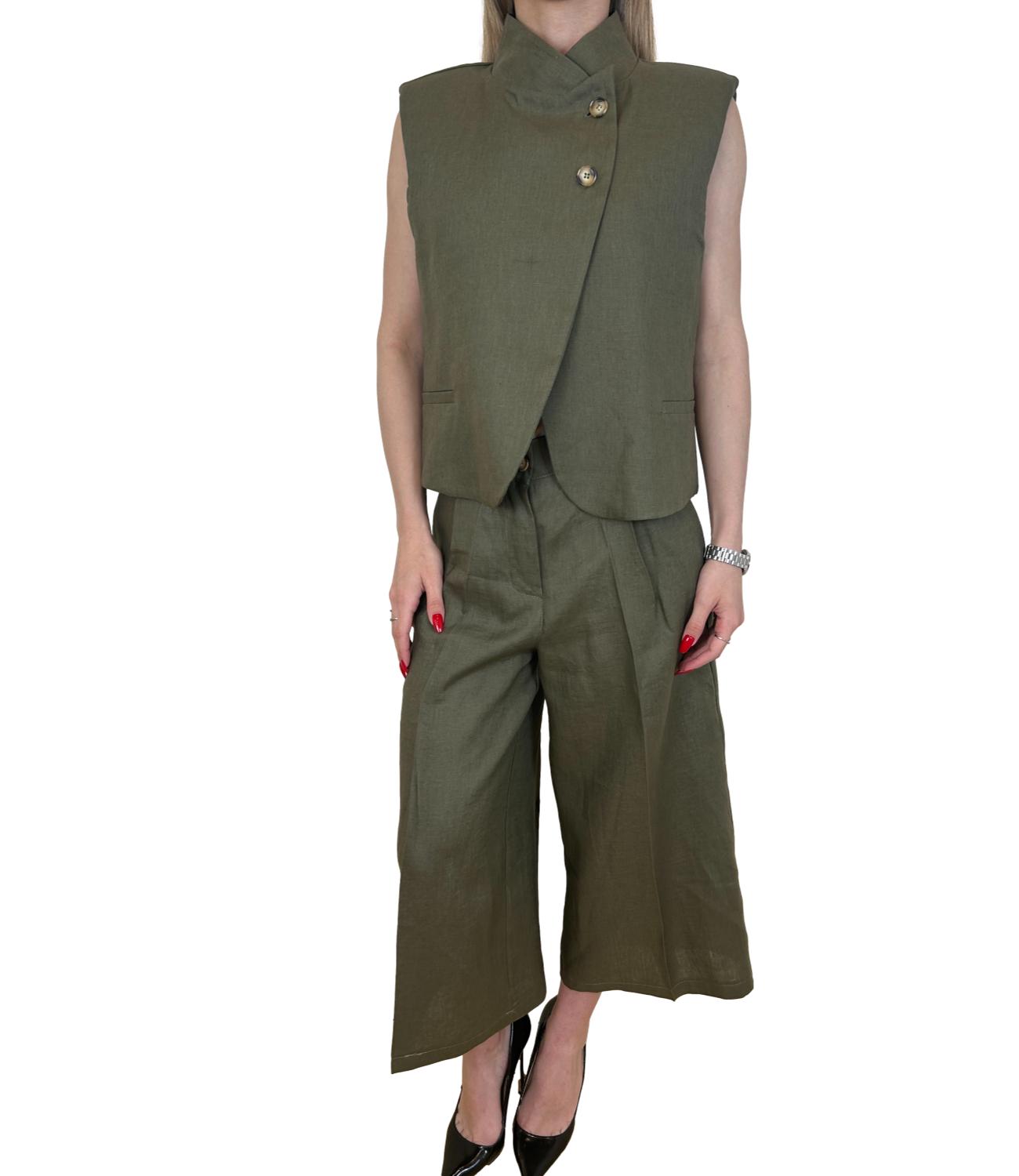 Vicolo Giacca Verde Donna