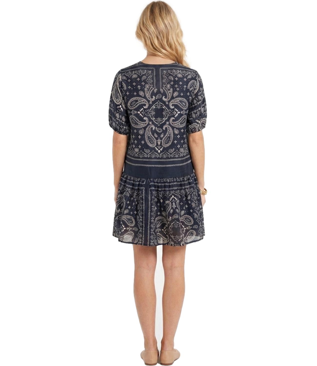 Vicolo Abito Bandana Blu Donna