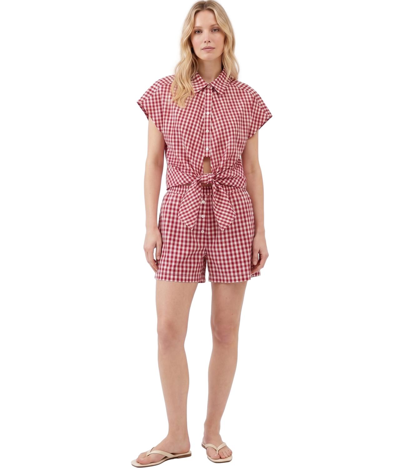 Vicolo Top Bianco/rosso da Donna