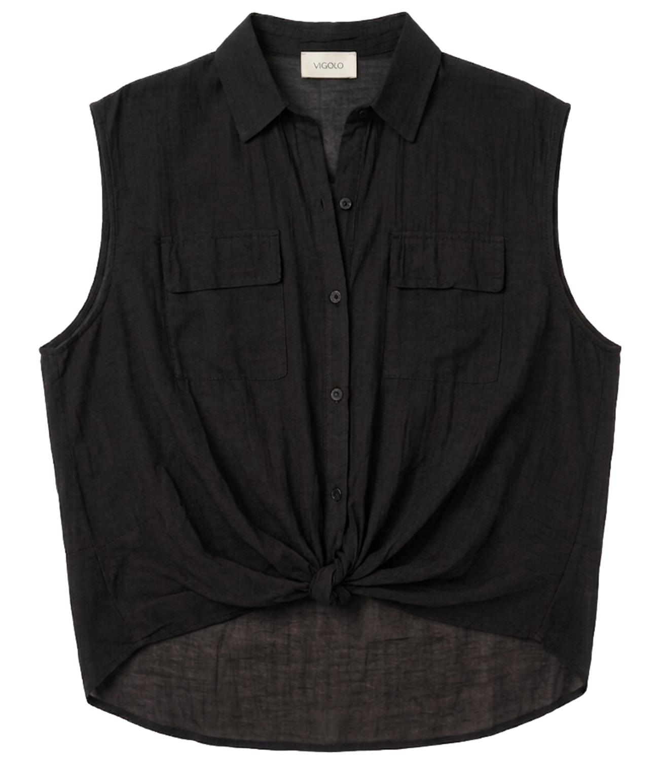 Vicolo Top Nero da Donna