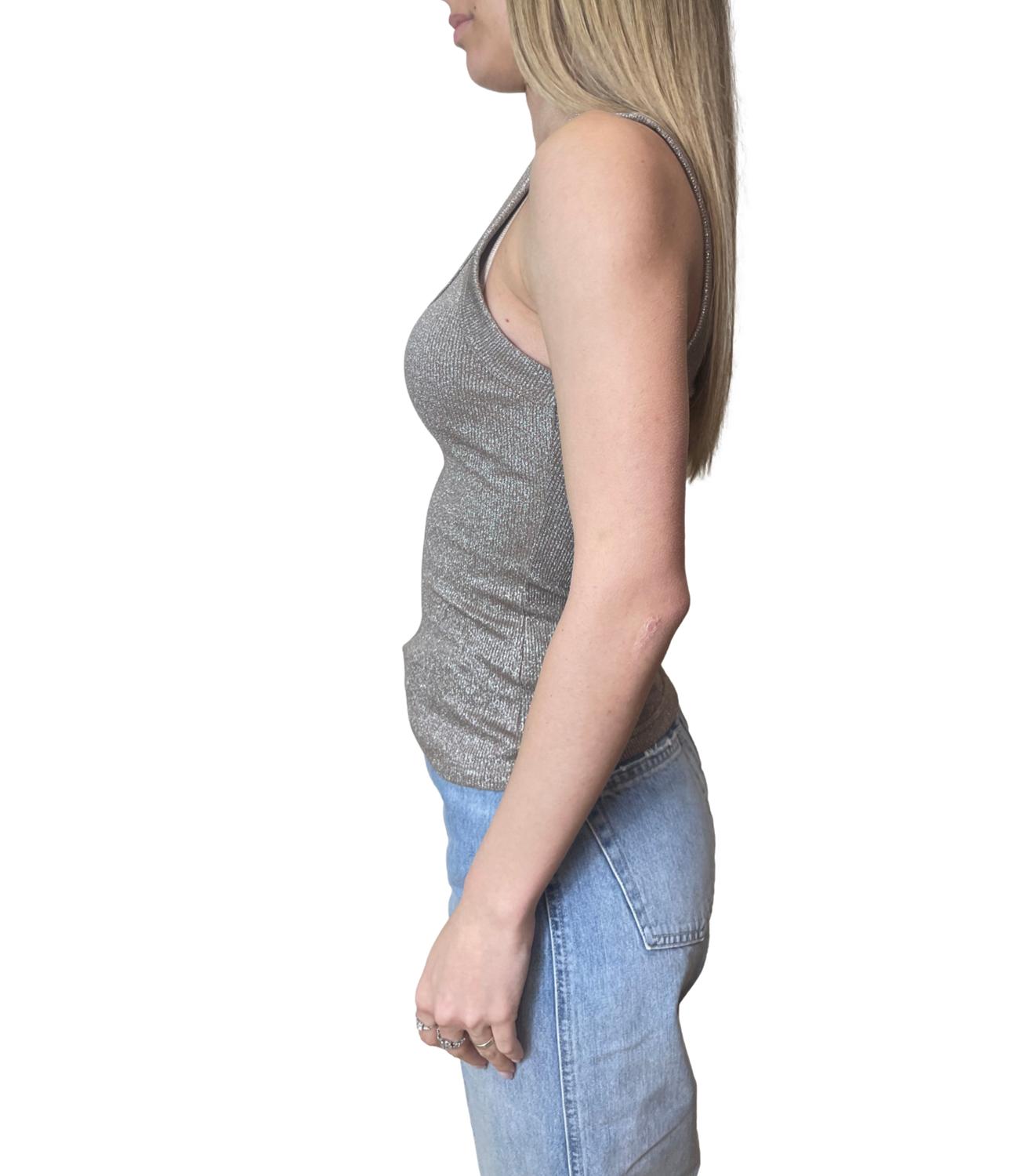 Vicolo Canotta Lurex Orzo/Argento Donna