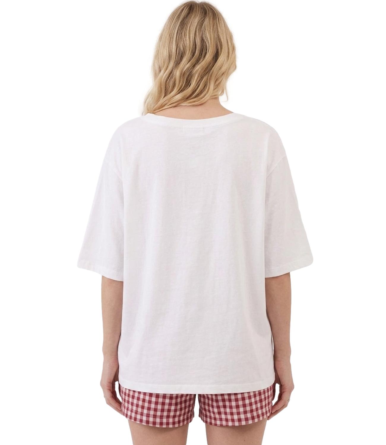Vicolo T-Shirt Bianco da Donna