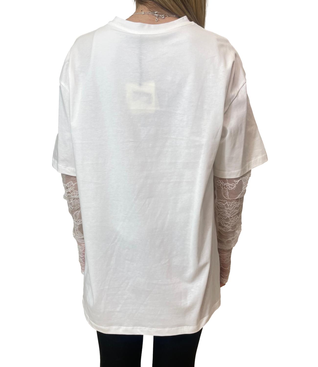 Vicolo T-Shirt Bianco da Donna