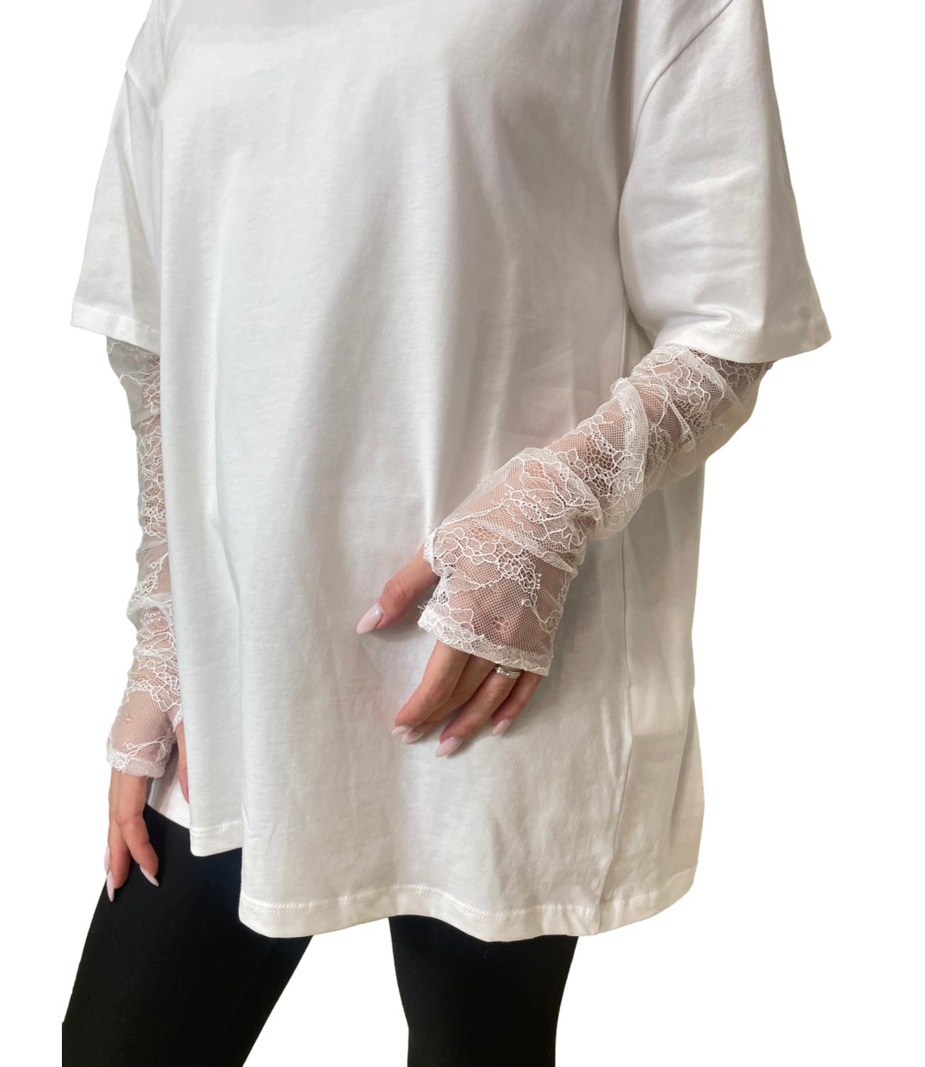 Vicolo T-Shirt Bianco da Donna