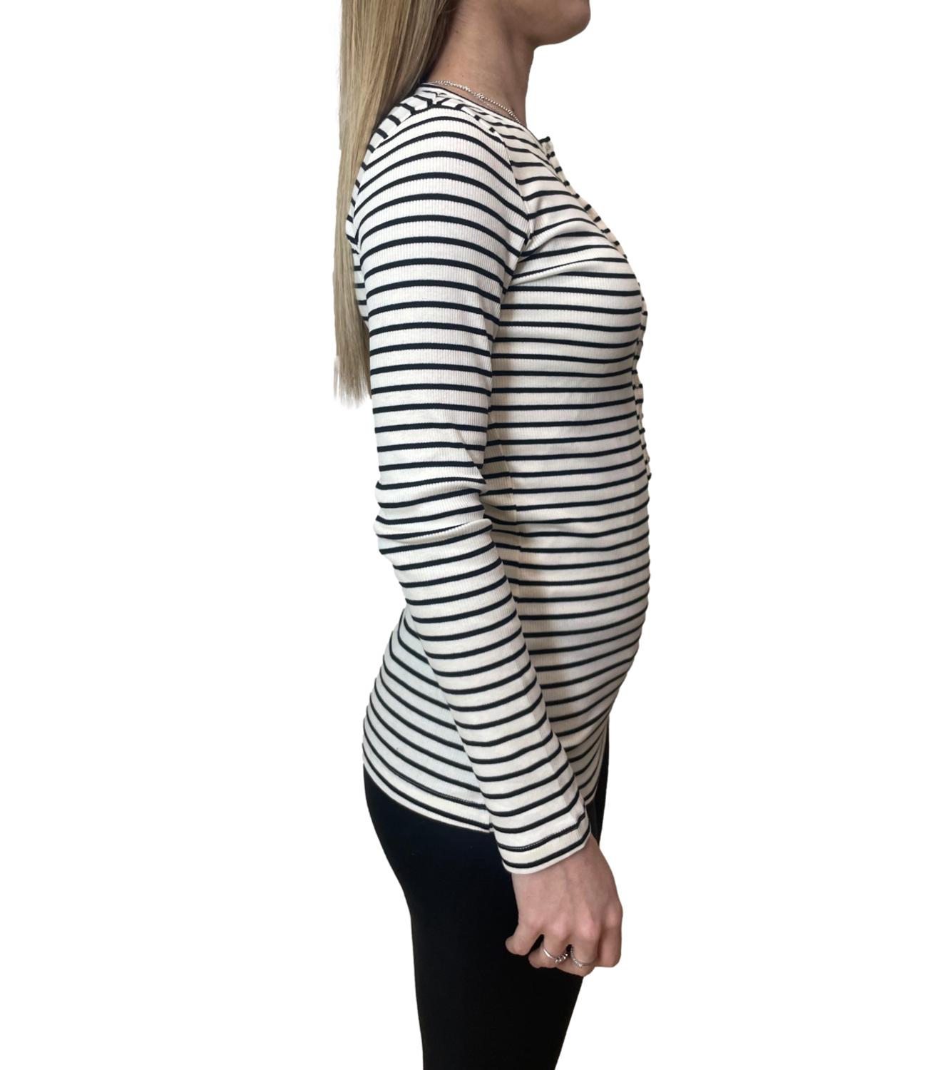 Vicolo Maglia Ecru/Nero Donna