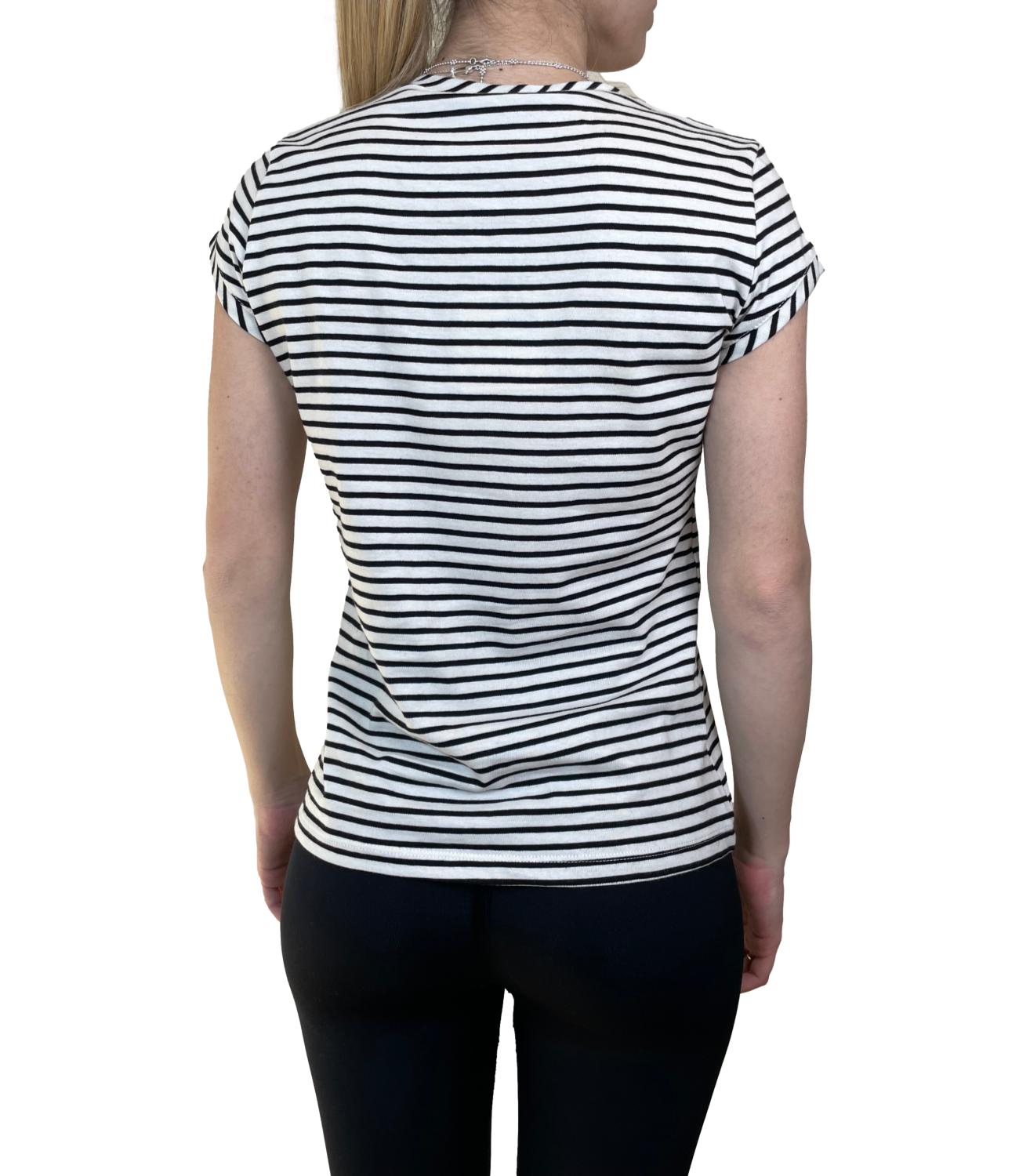 VICOLO t-shirt burro/nero donna