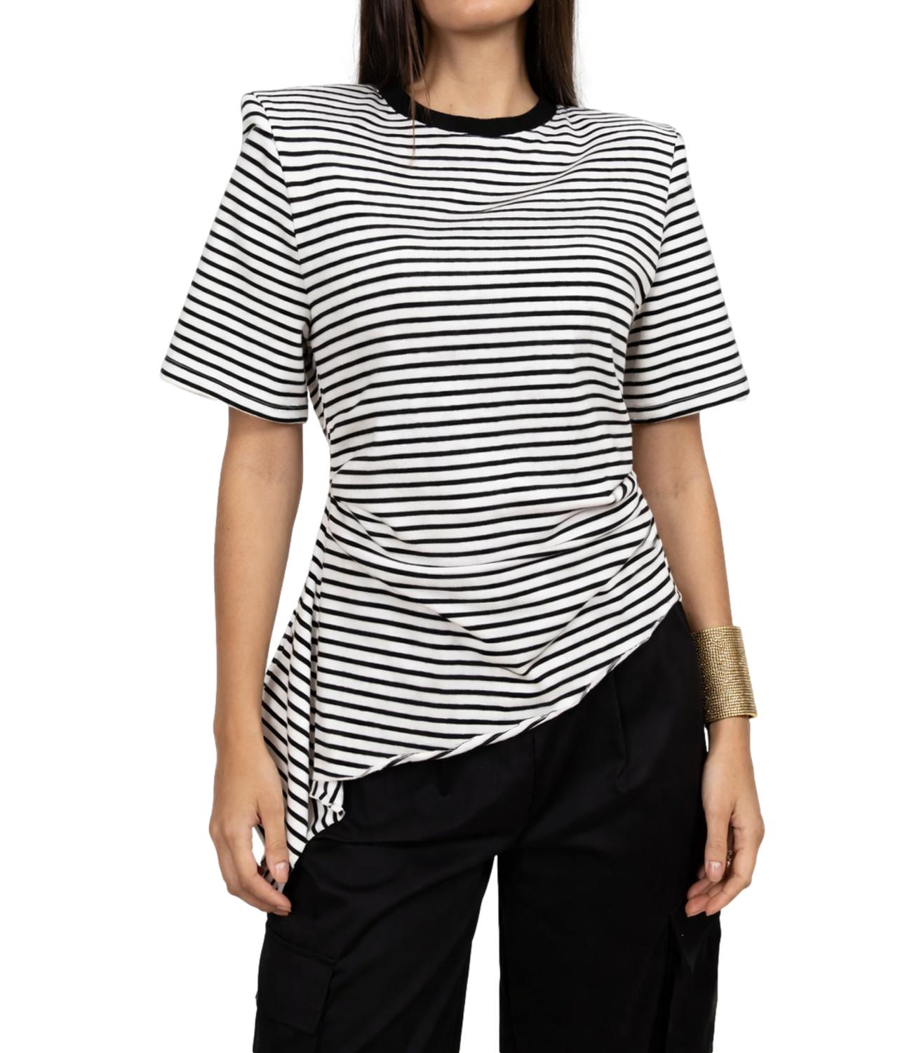 Vicolo T-Shirt Burro/nero da Donna