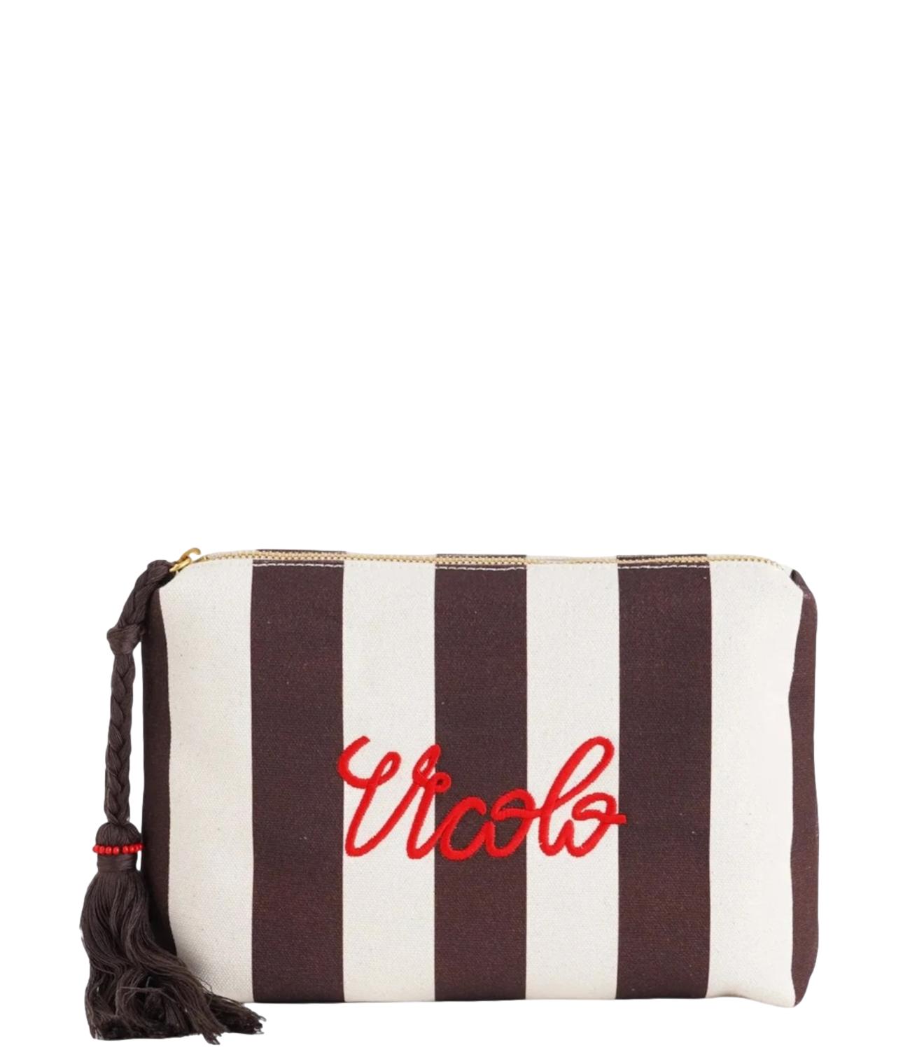 Vicolo Borsa Pochette Moro/Burro Donna